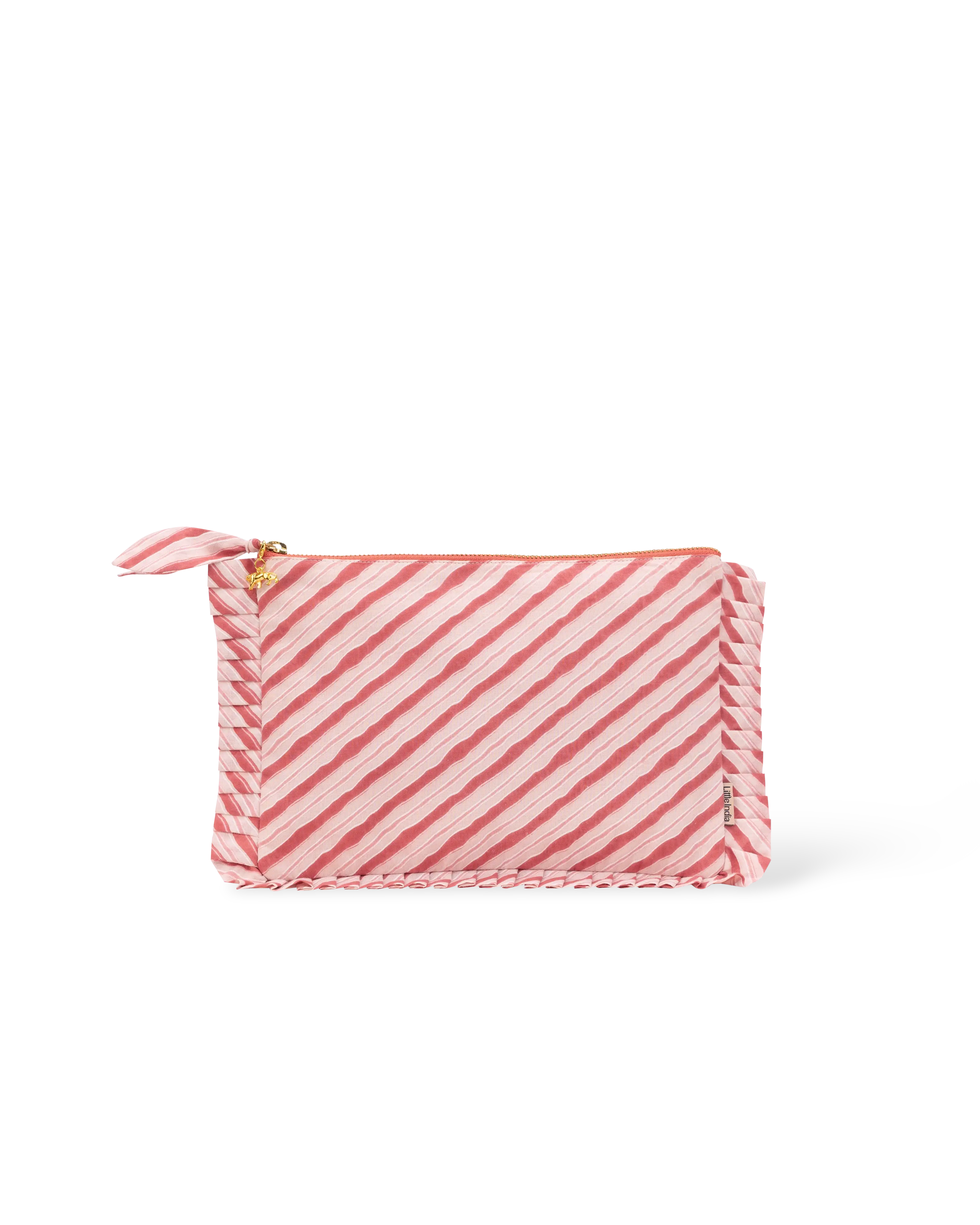 Leheriya Frill Everyday Pouch