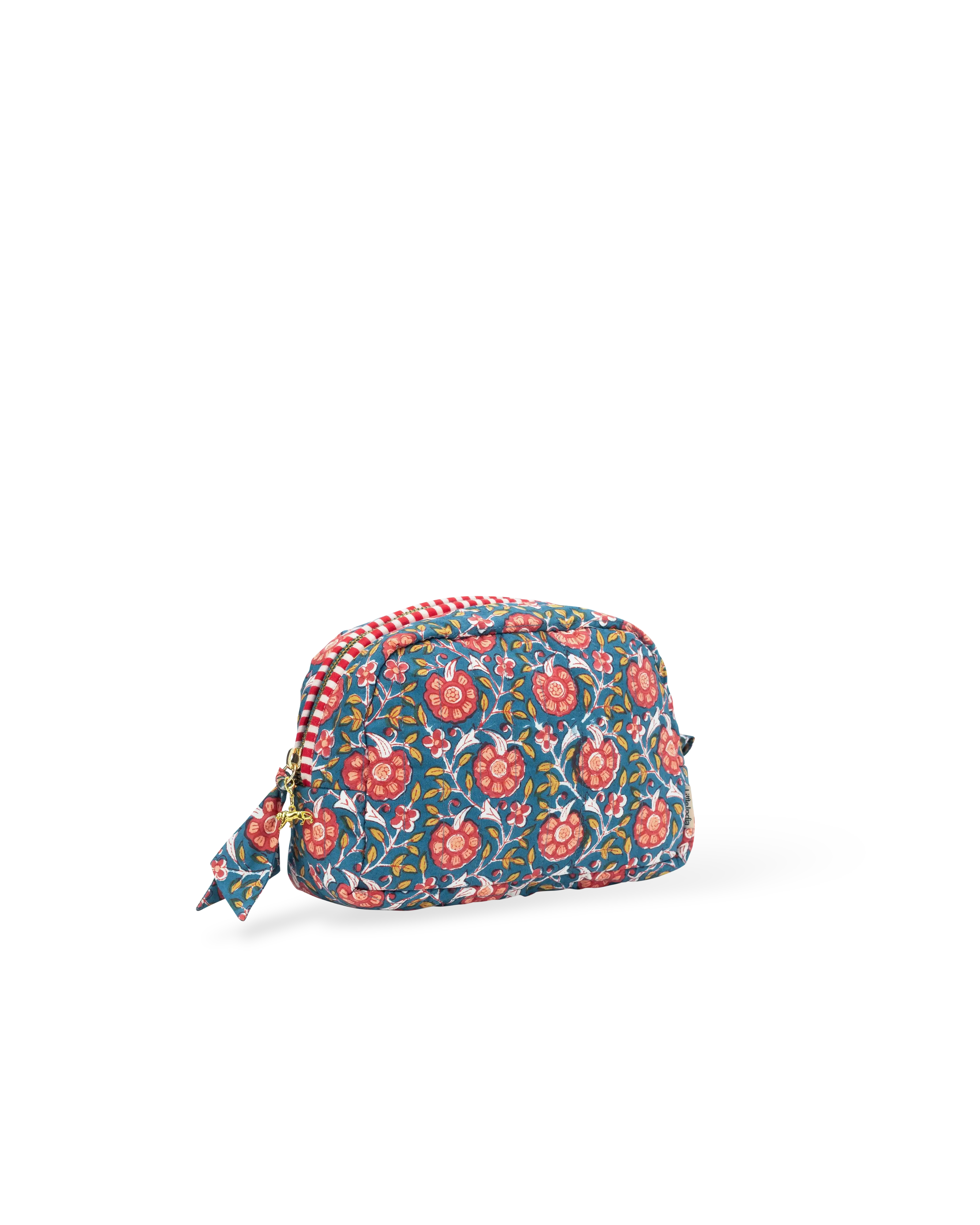 Teal Gulshan Makeup Bag