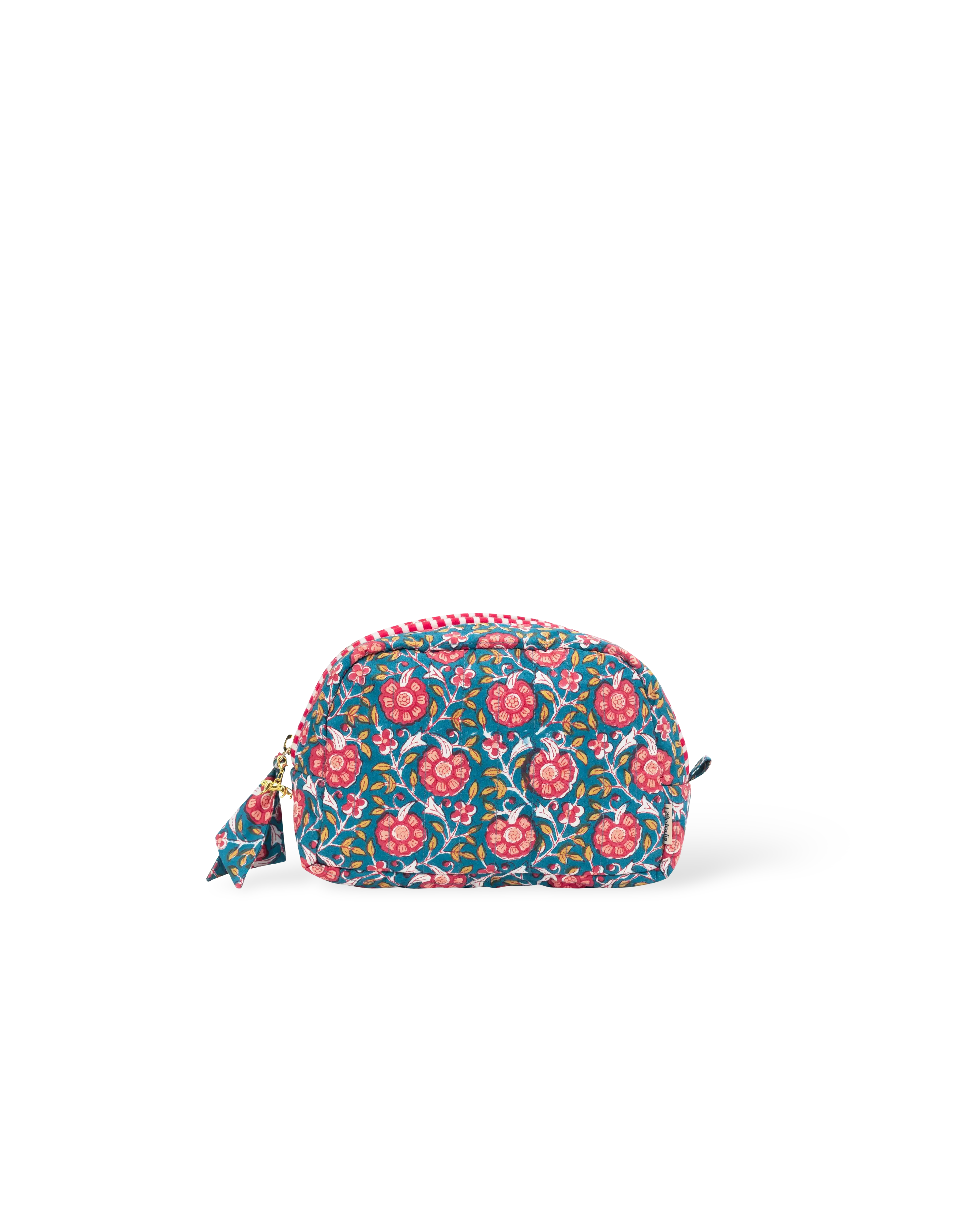 Teal Gulshan Makeup Bag