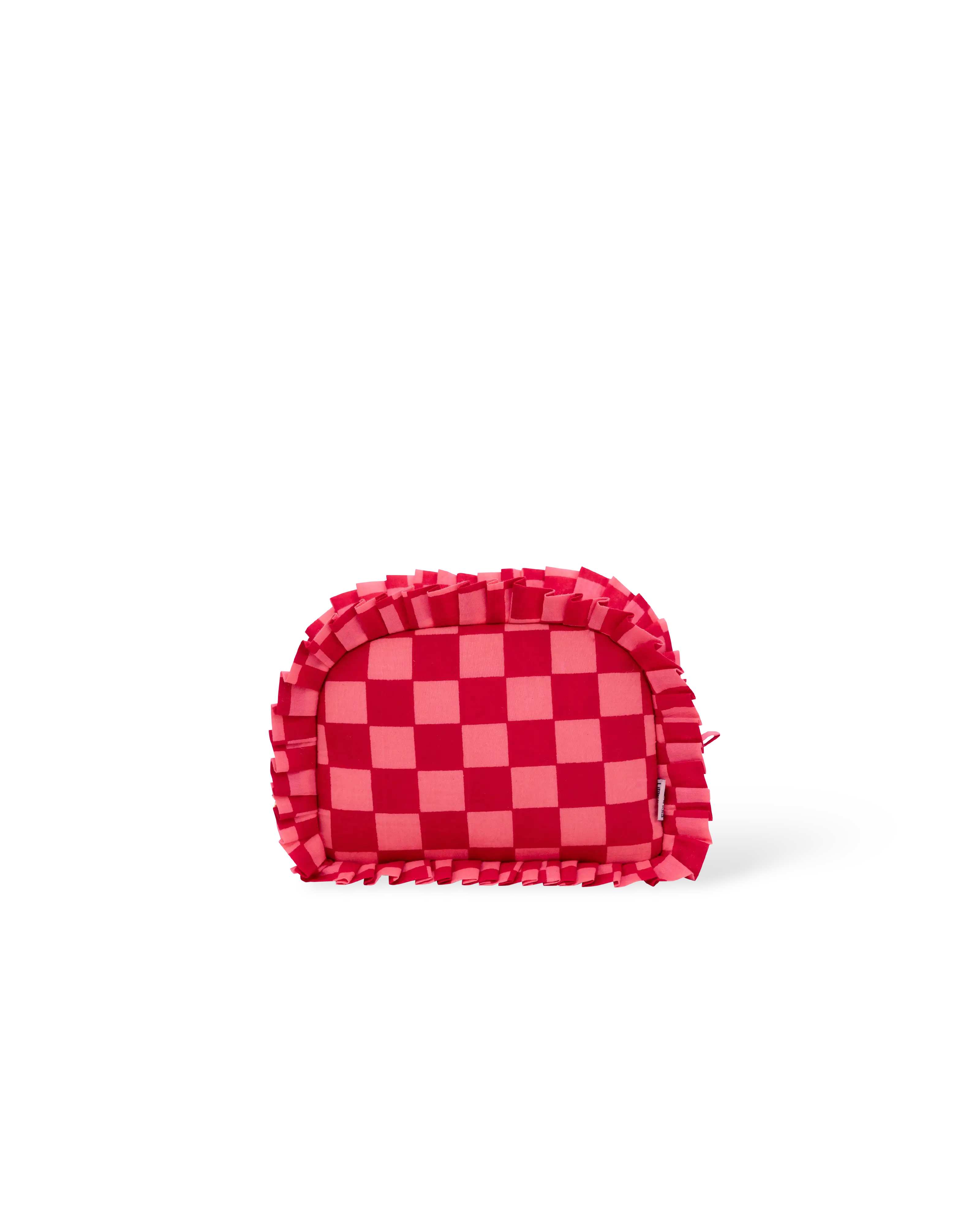 Candy Cheques Frill Makeup Bag