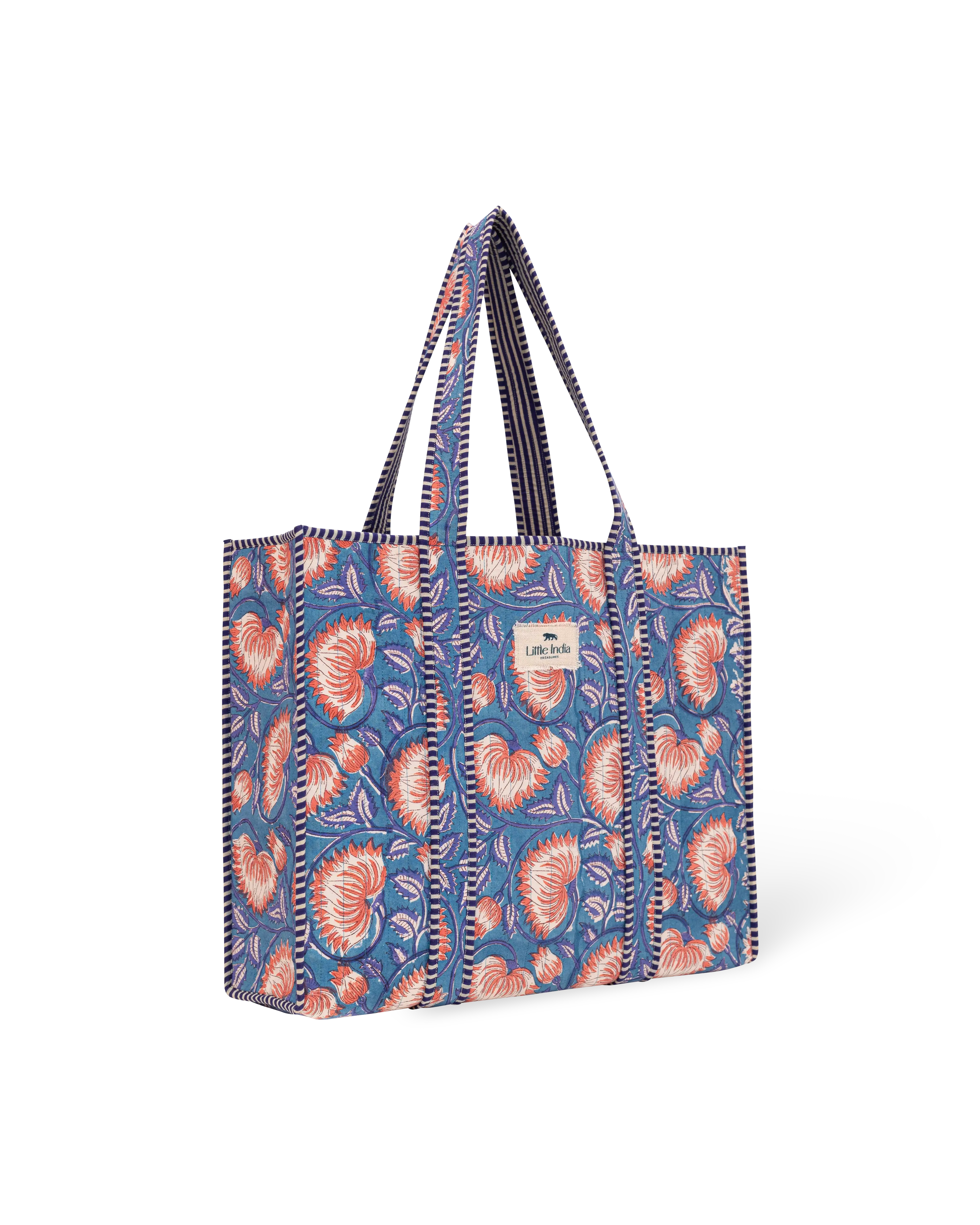 Feather Bloom Shopper Tote