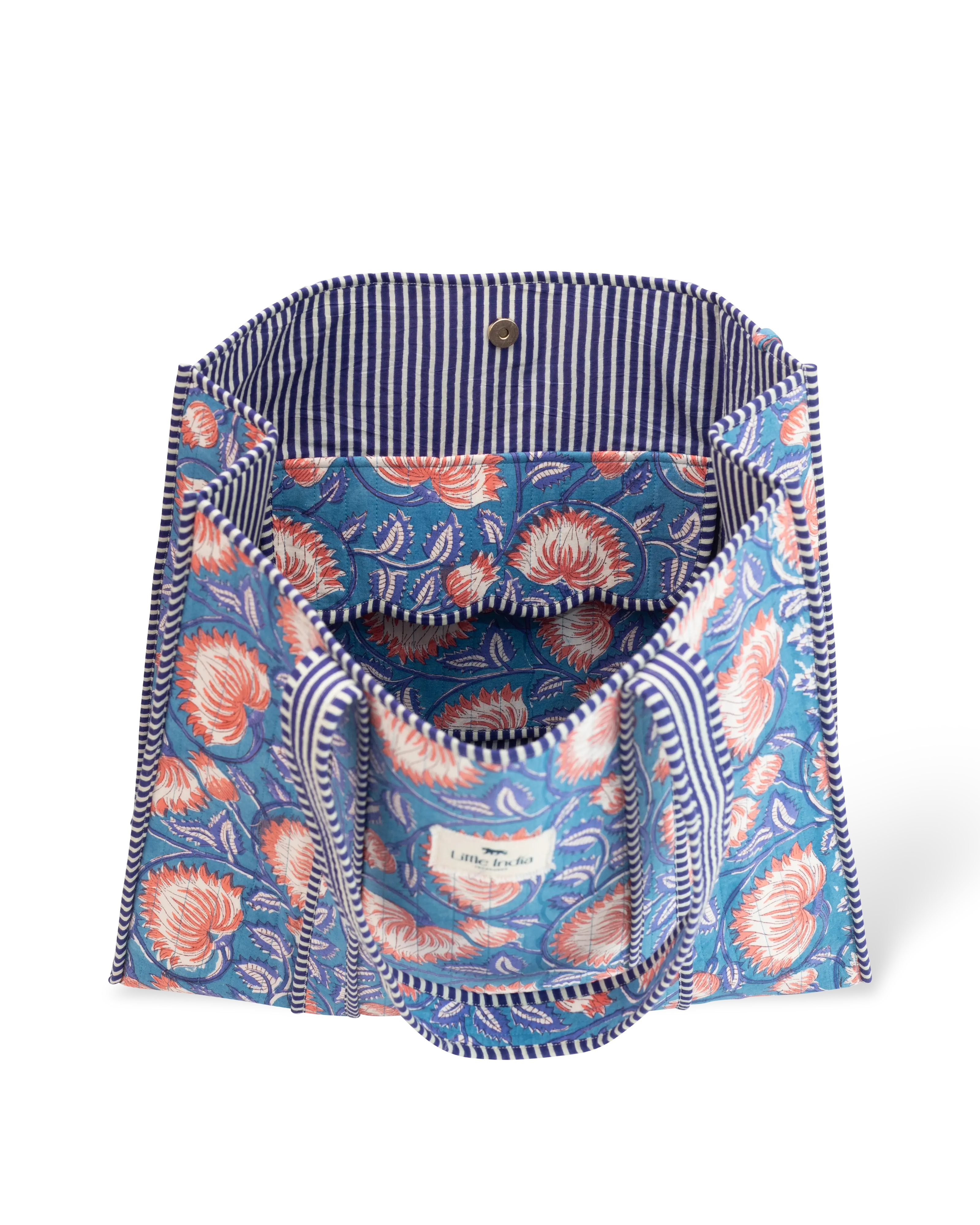 Feather Bloom Shopper Tote