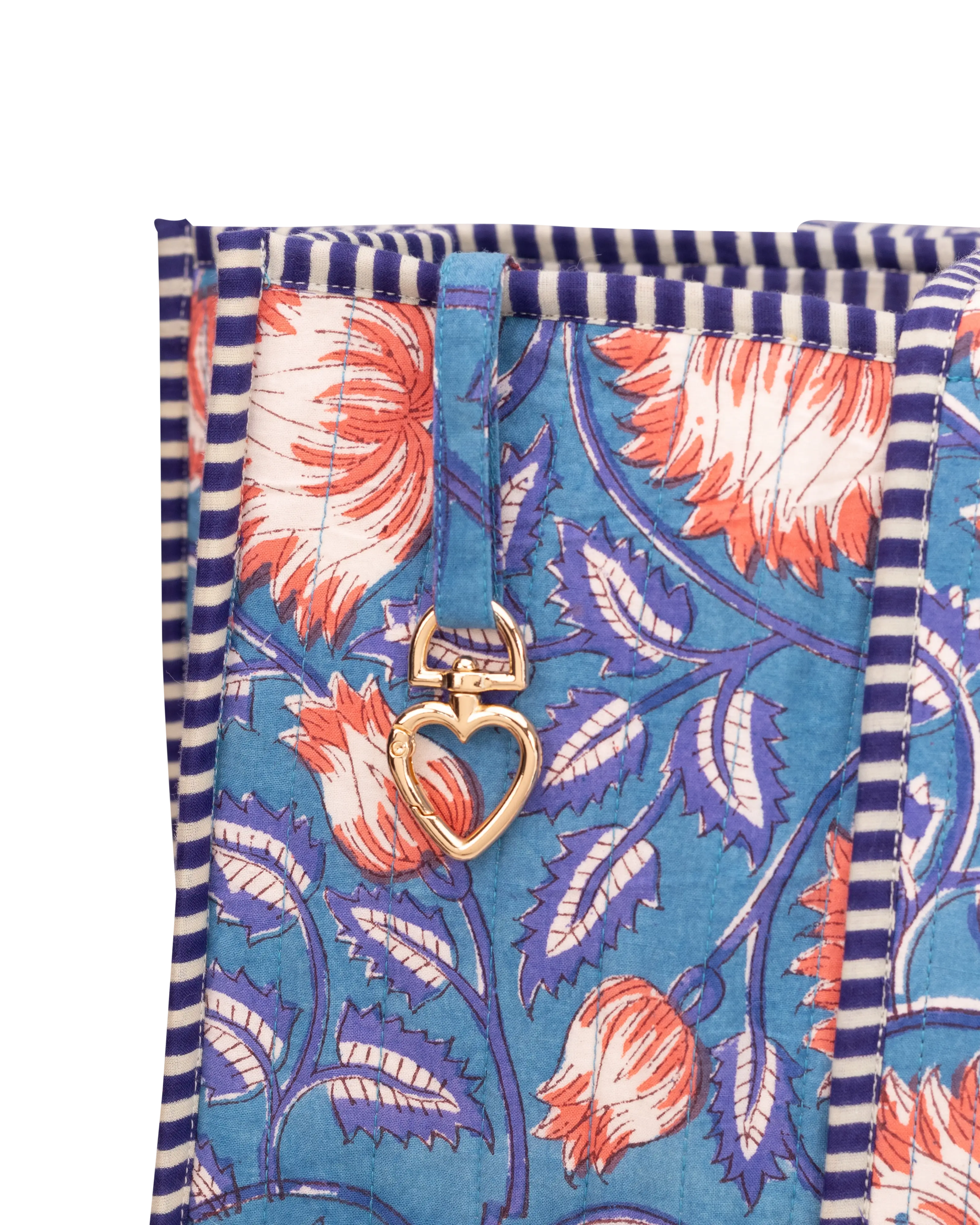 Feather Bloom Shopper Tote