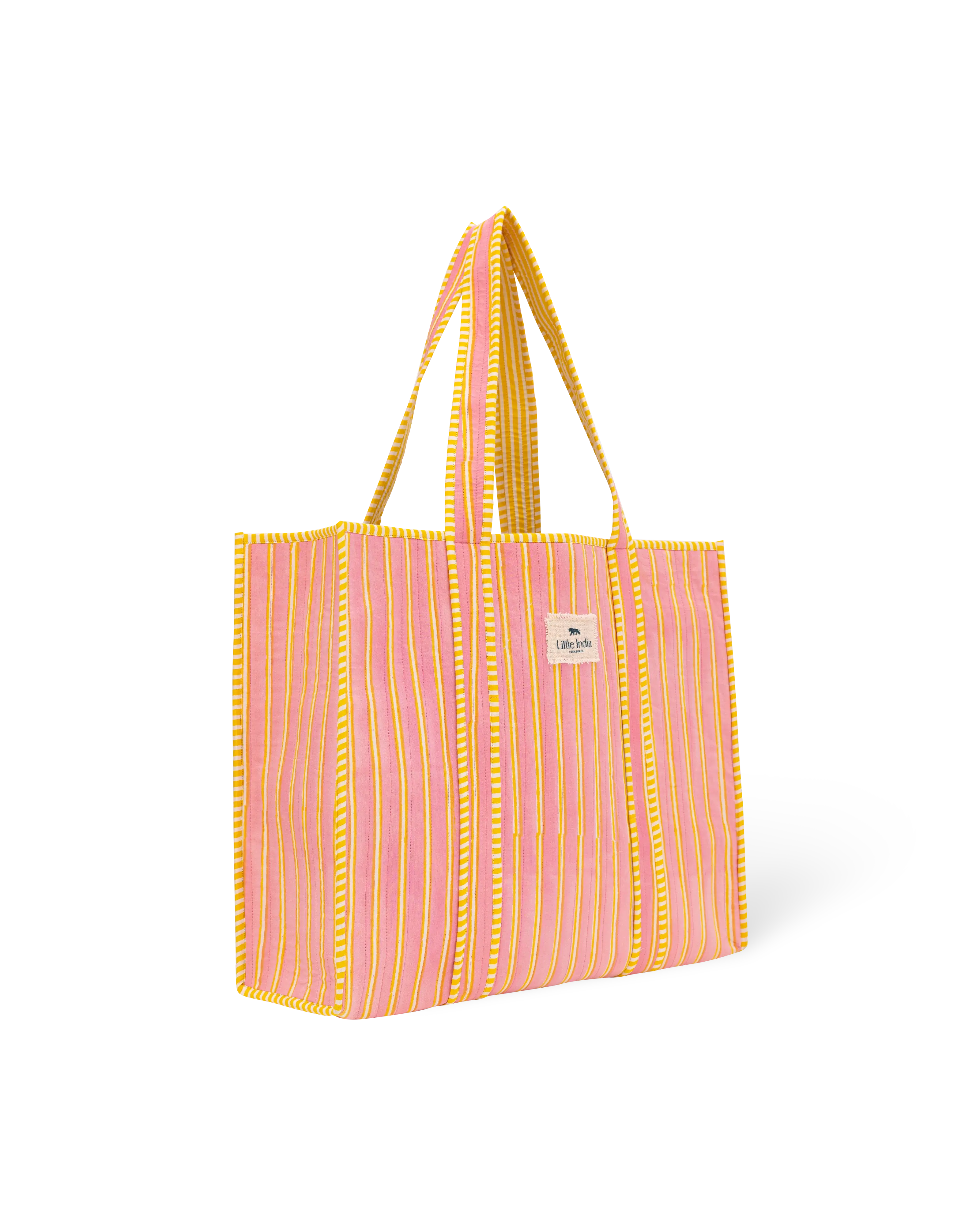 Jaipur Stripe Shopper Tote