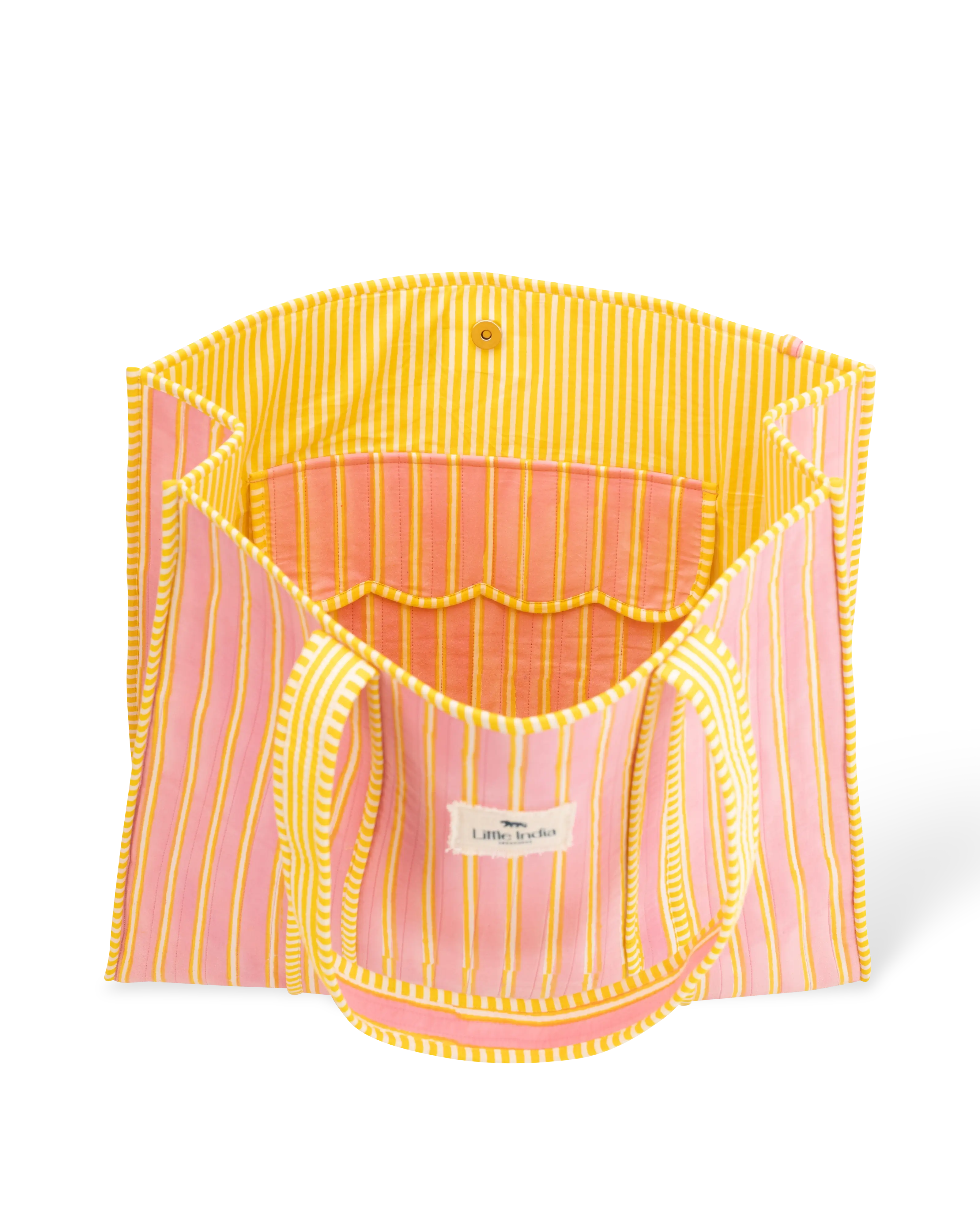 Jaipur Stripe Shopper Tote