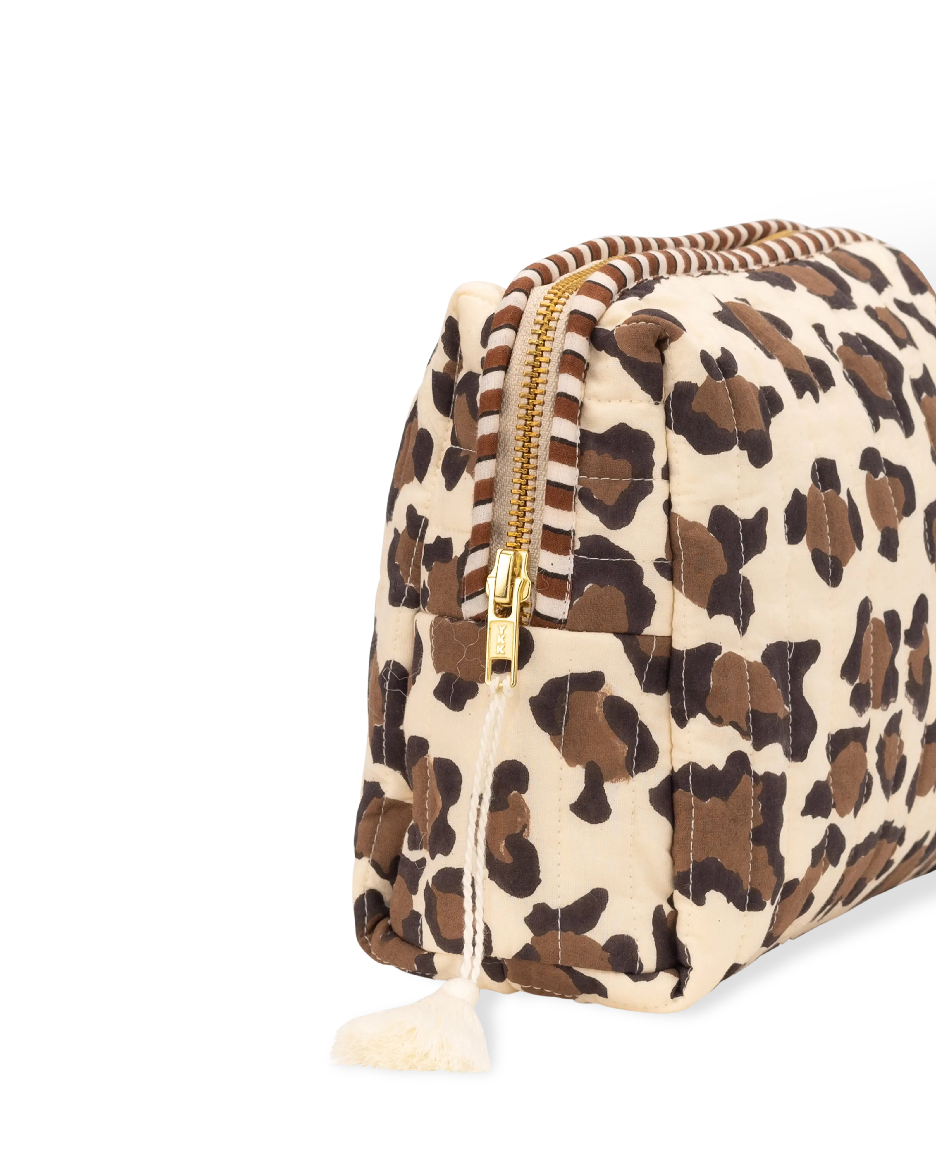 White Leopard Wash Bag