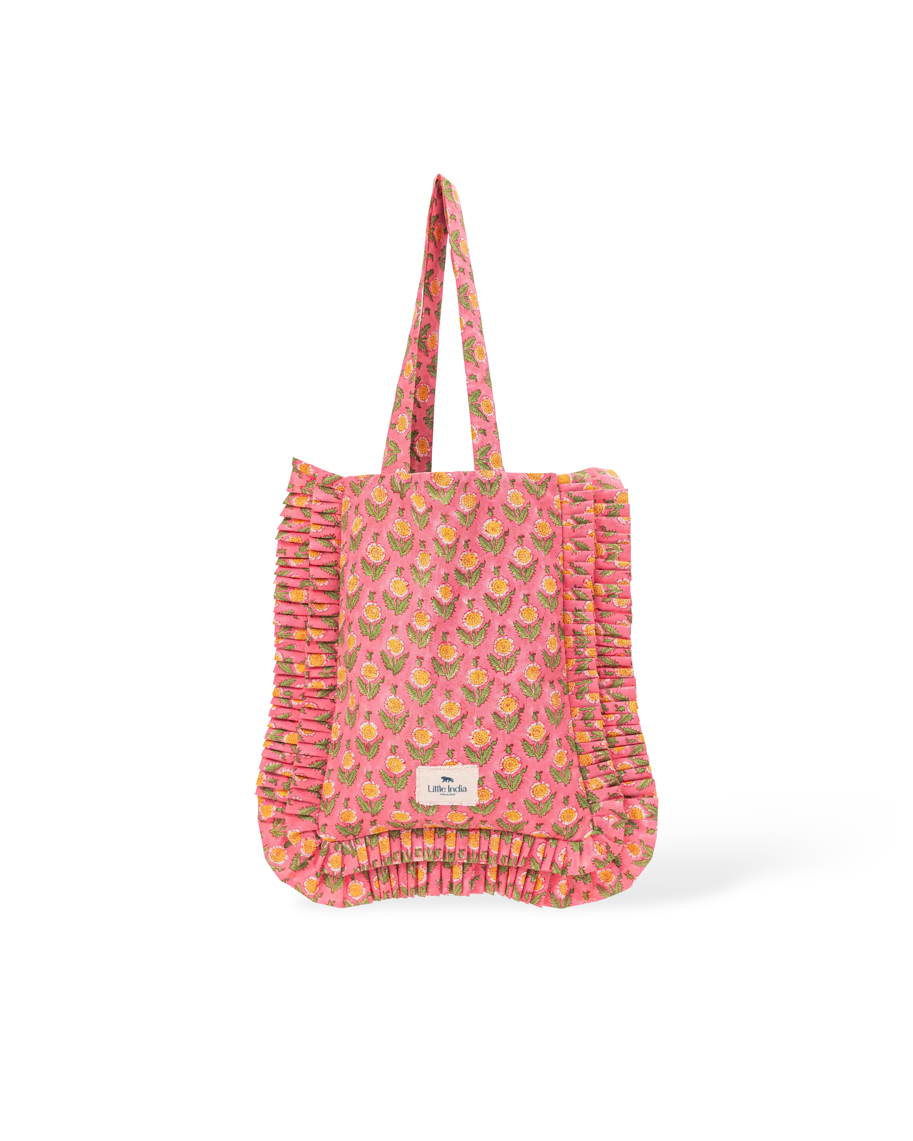 Genda Gulabi Frill Tote
