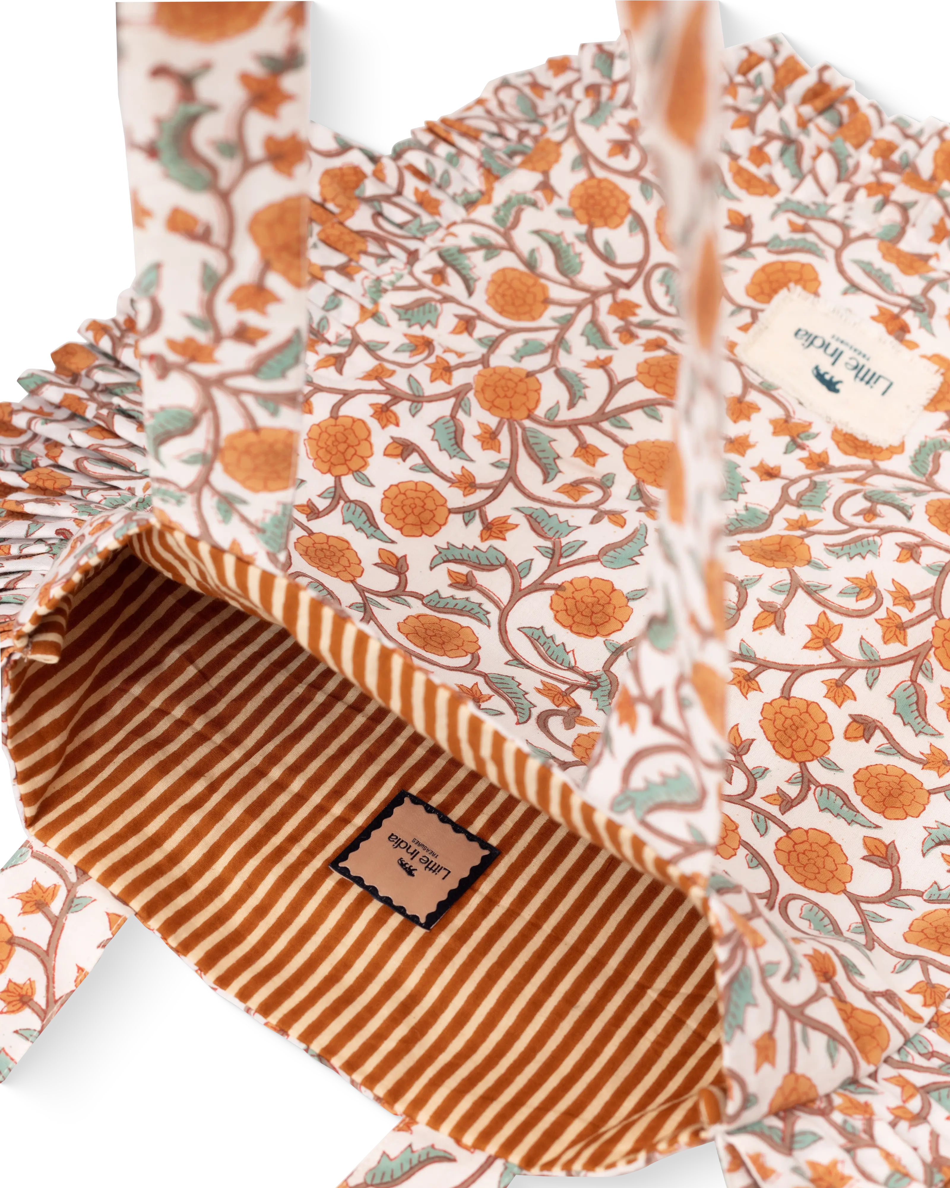 Marigold Jaal Frill Tote