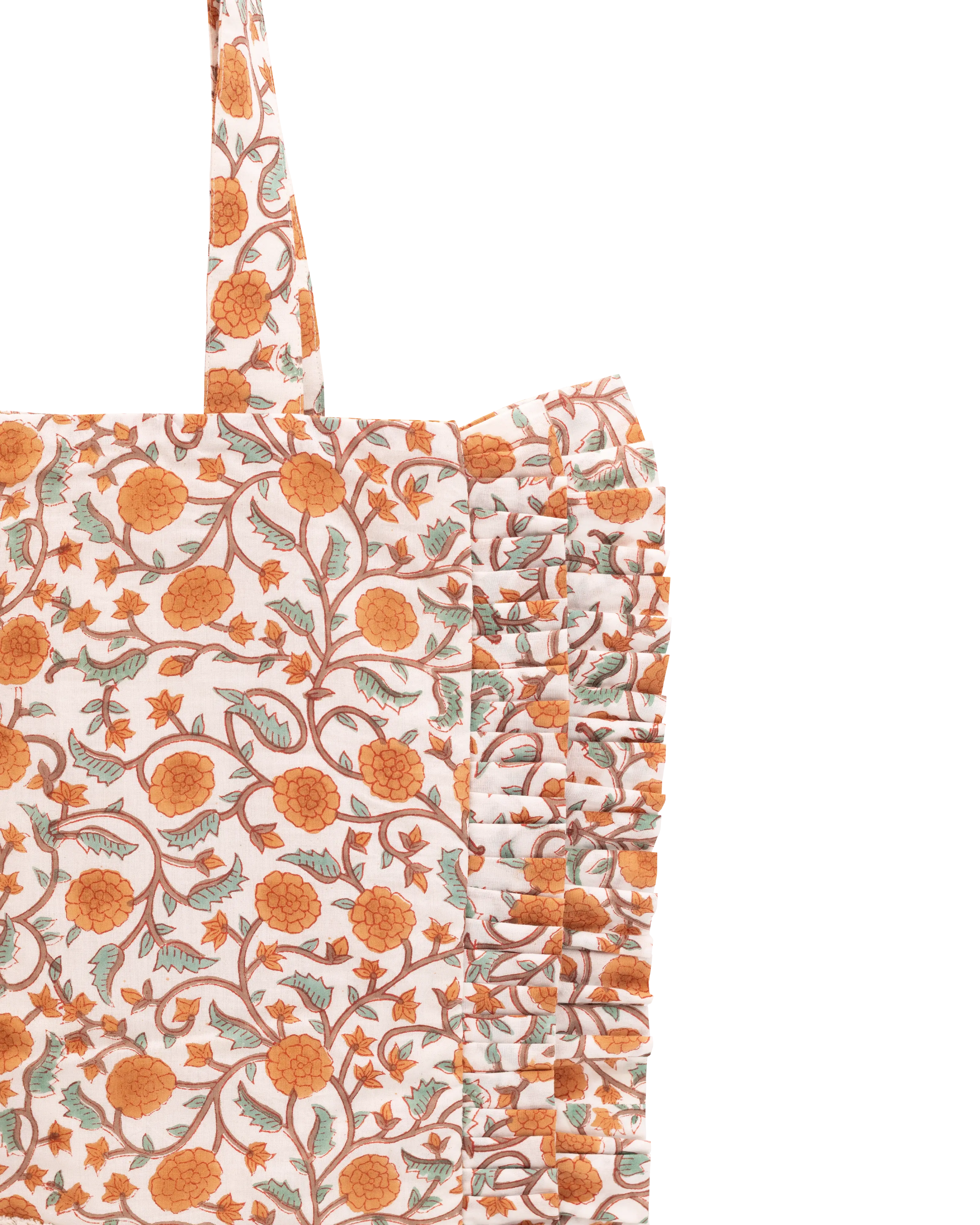 Marigold Jaal Frill Tote