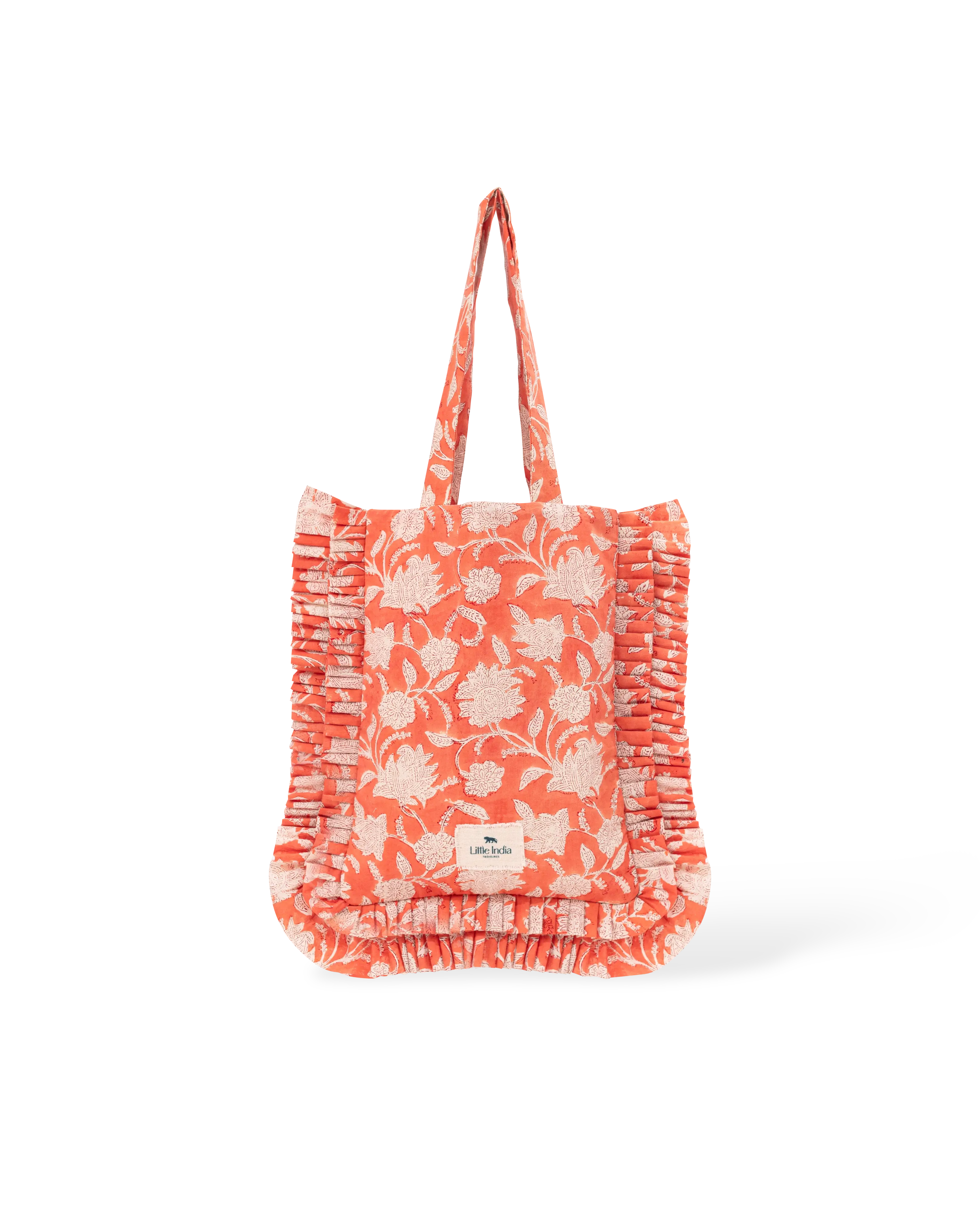 Terracotta Gulistan Frill Tote