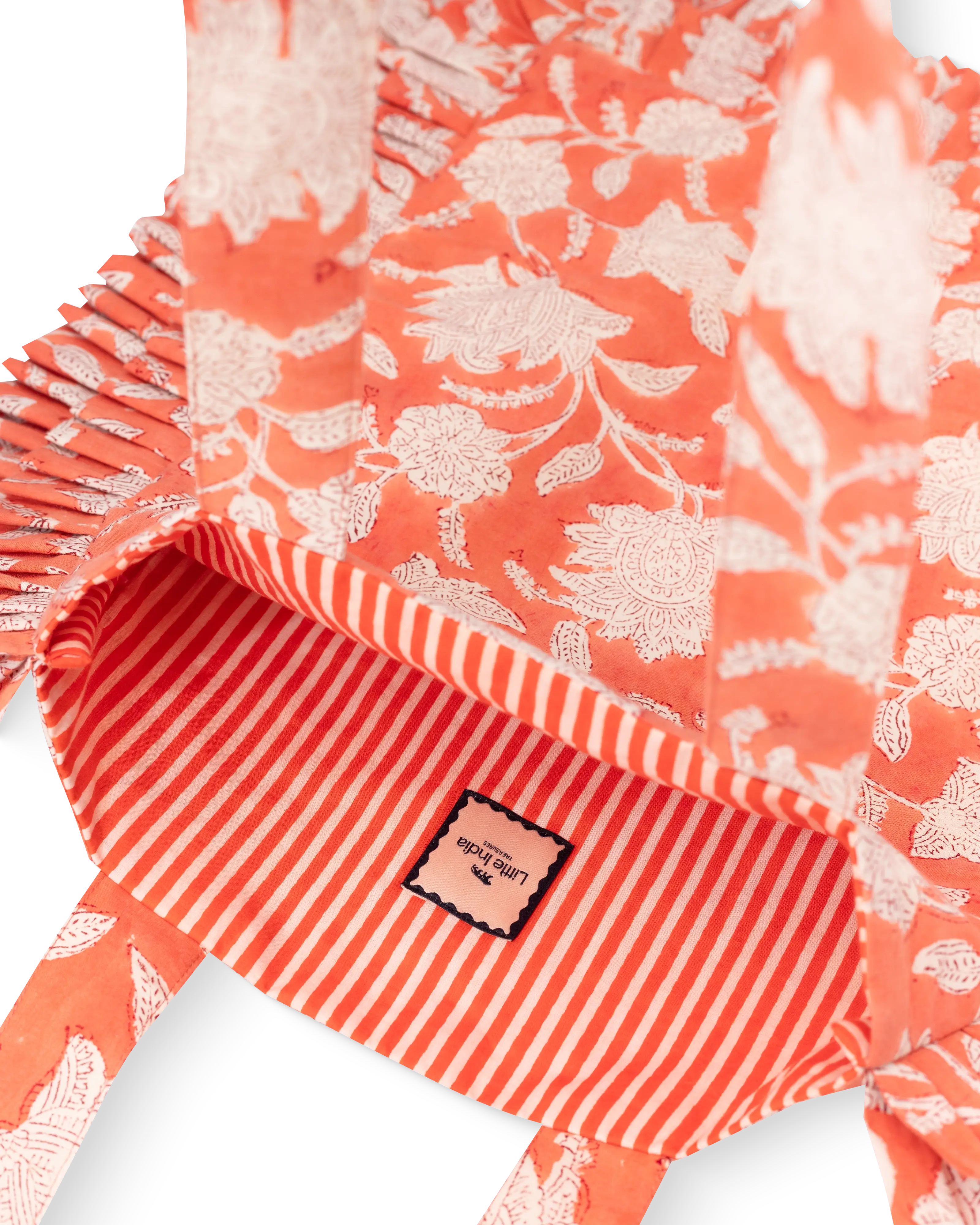 Terracotta Gulistan Frill Tote