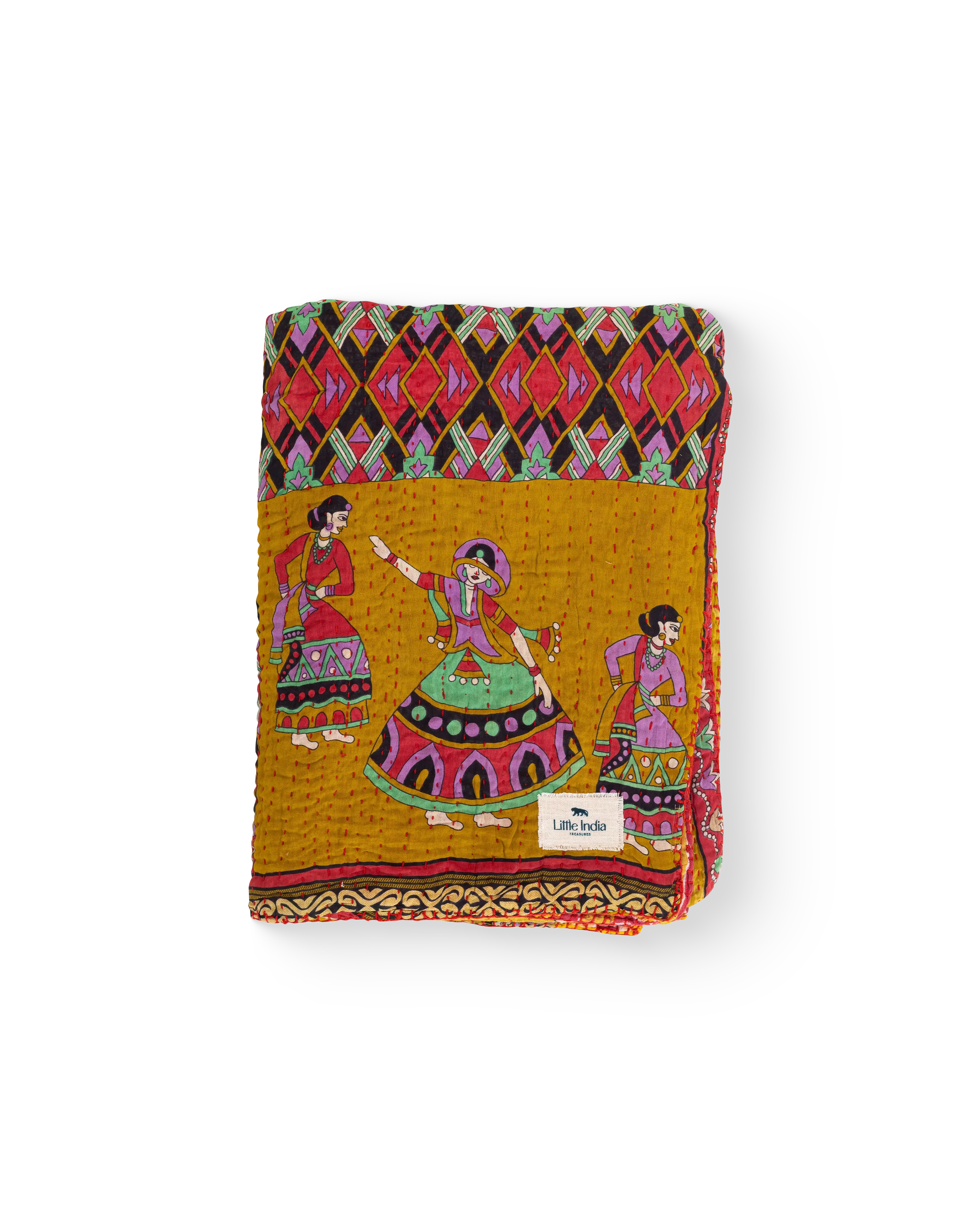 Vintage Kantha Throw N° 7