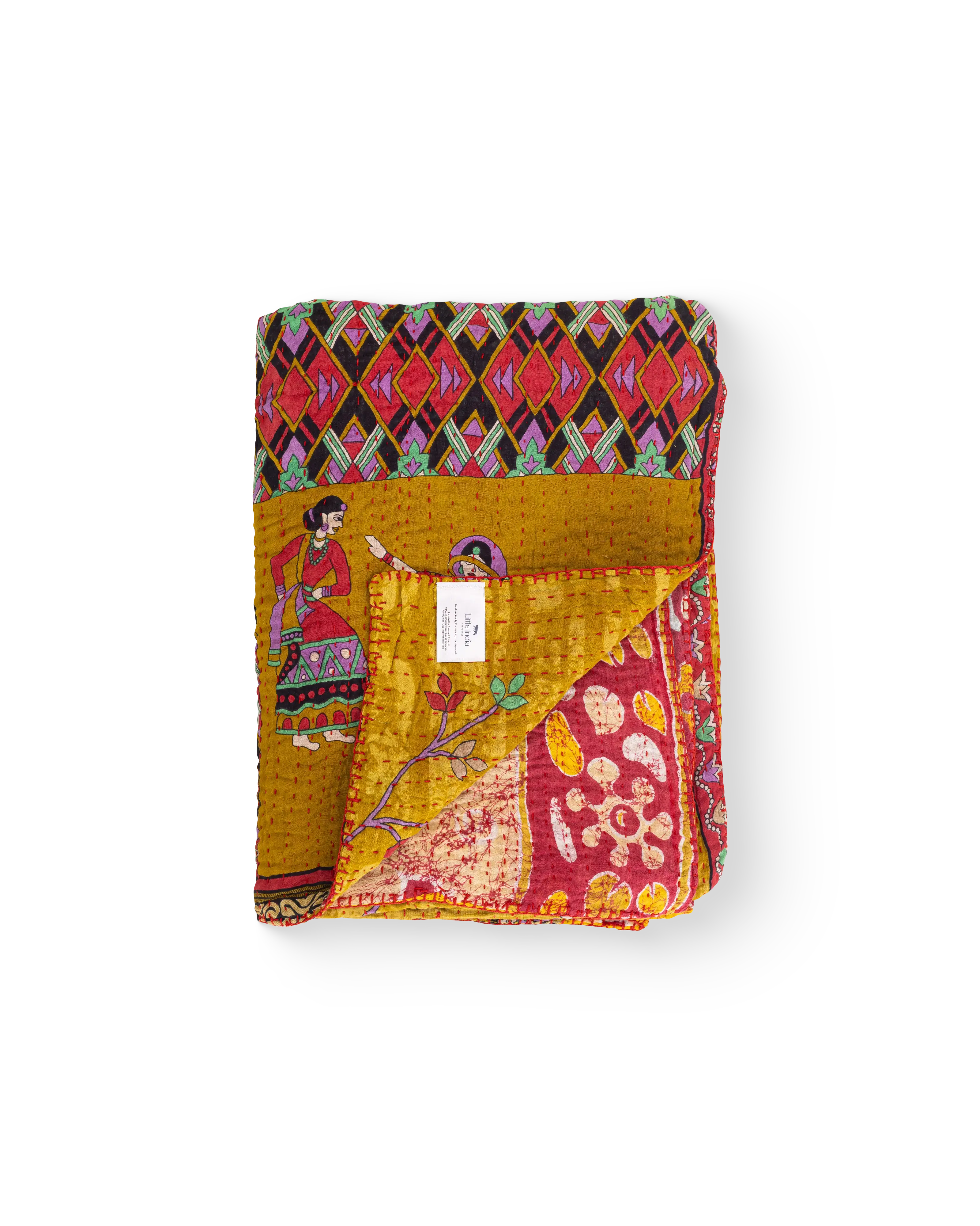 Vintage Kantha Throw N° 7