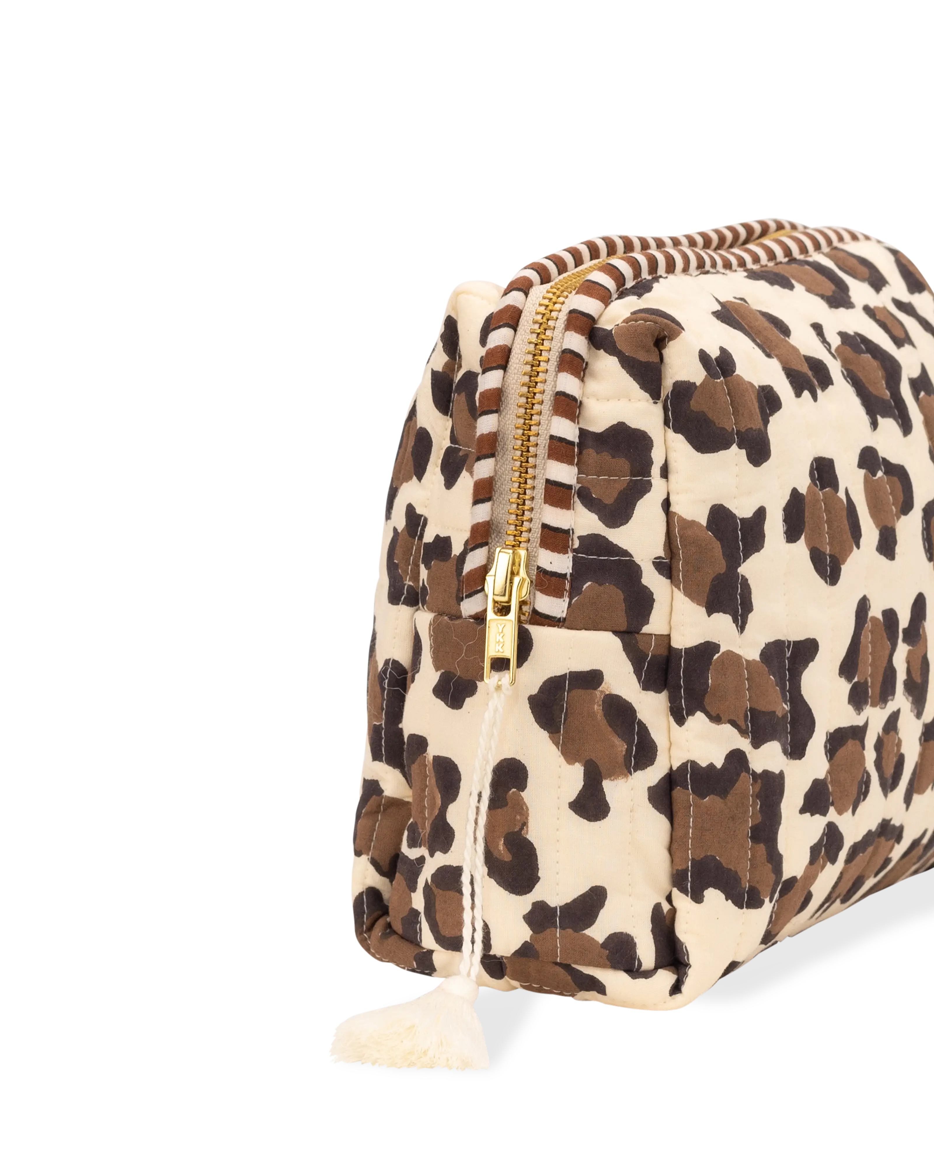 White Leopard Wash Bag