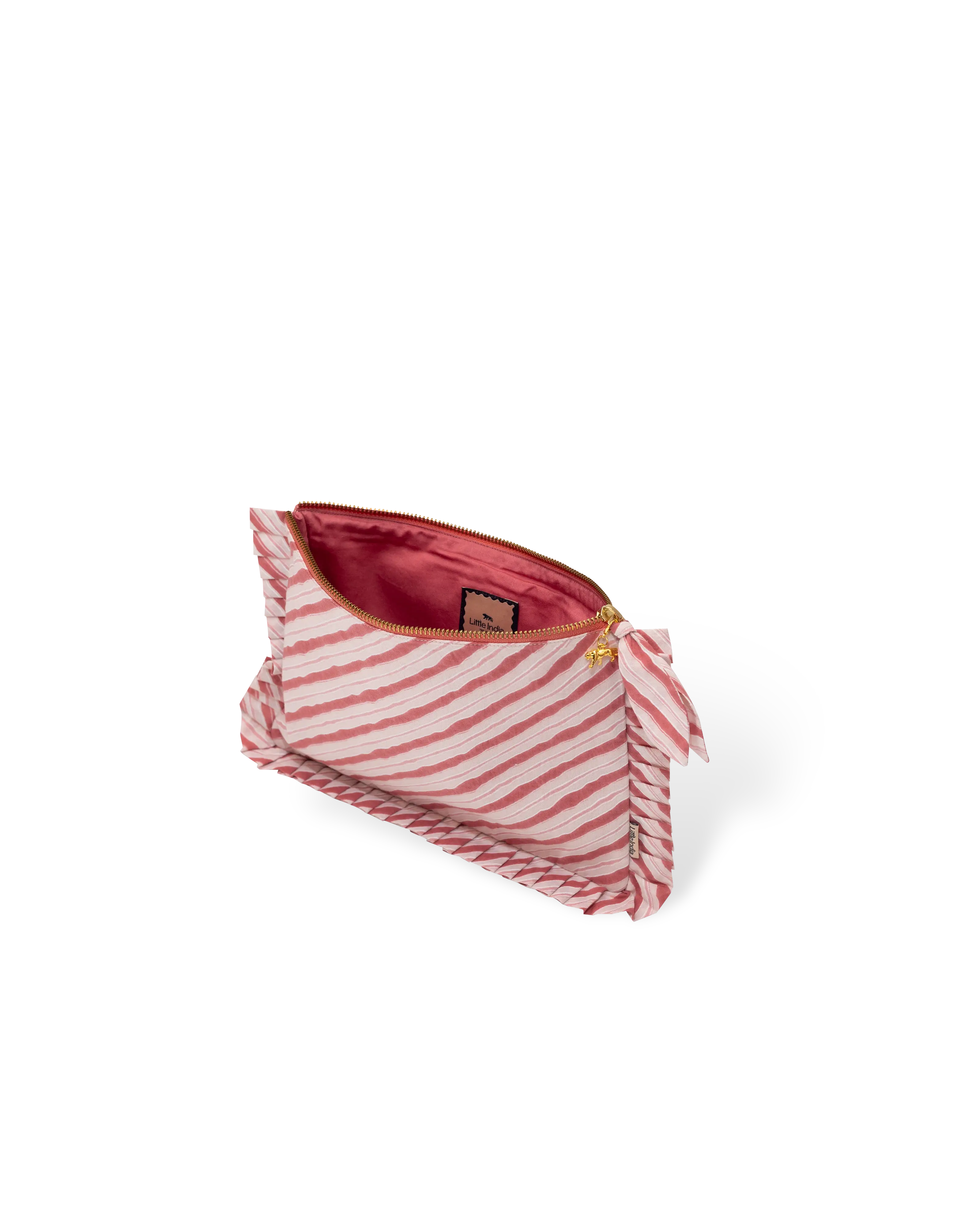 Leheriya Frill Everyday Pouch
