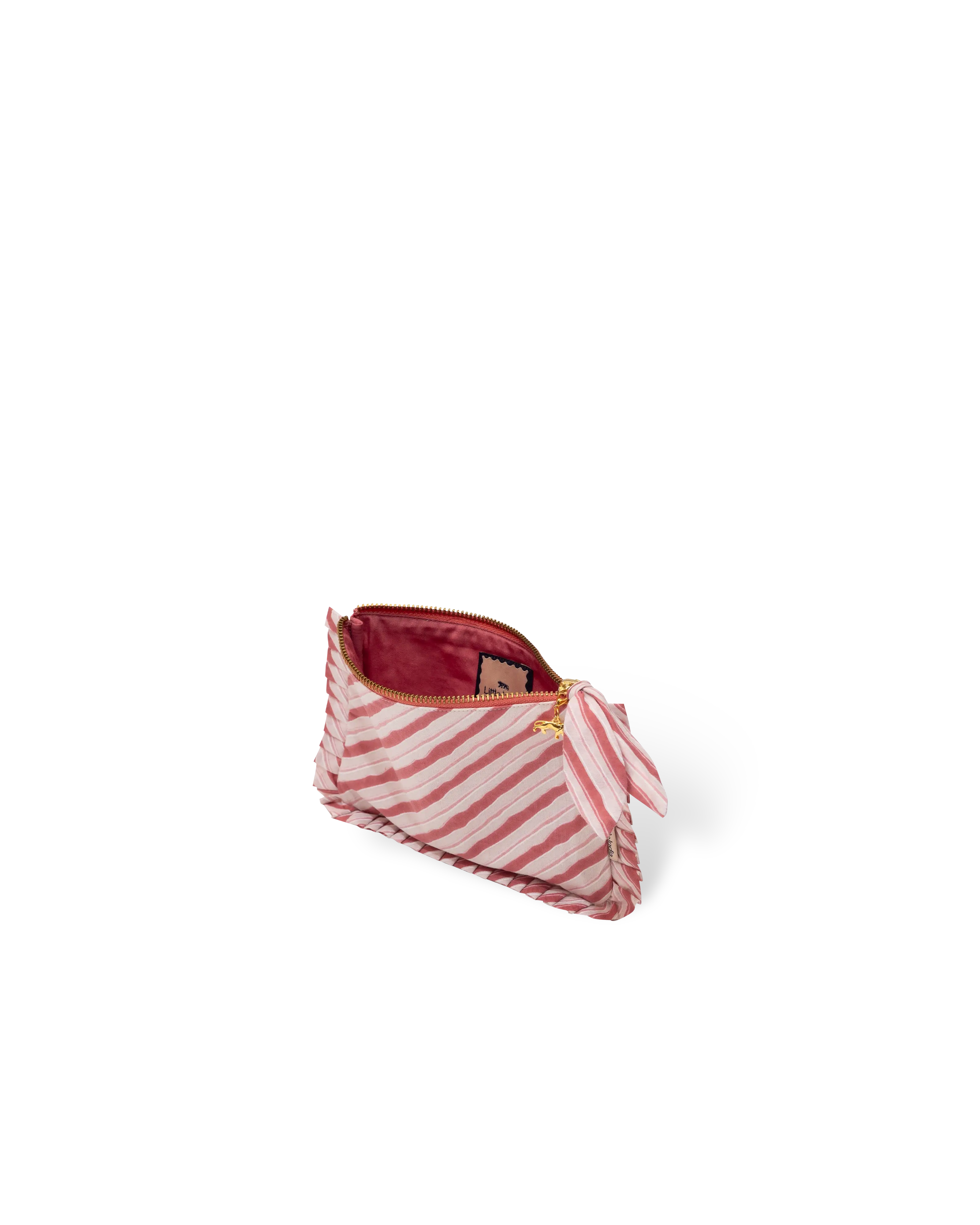 Leheriya Frill Mini Pouch