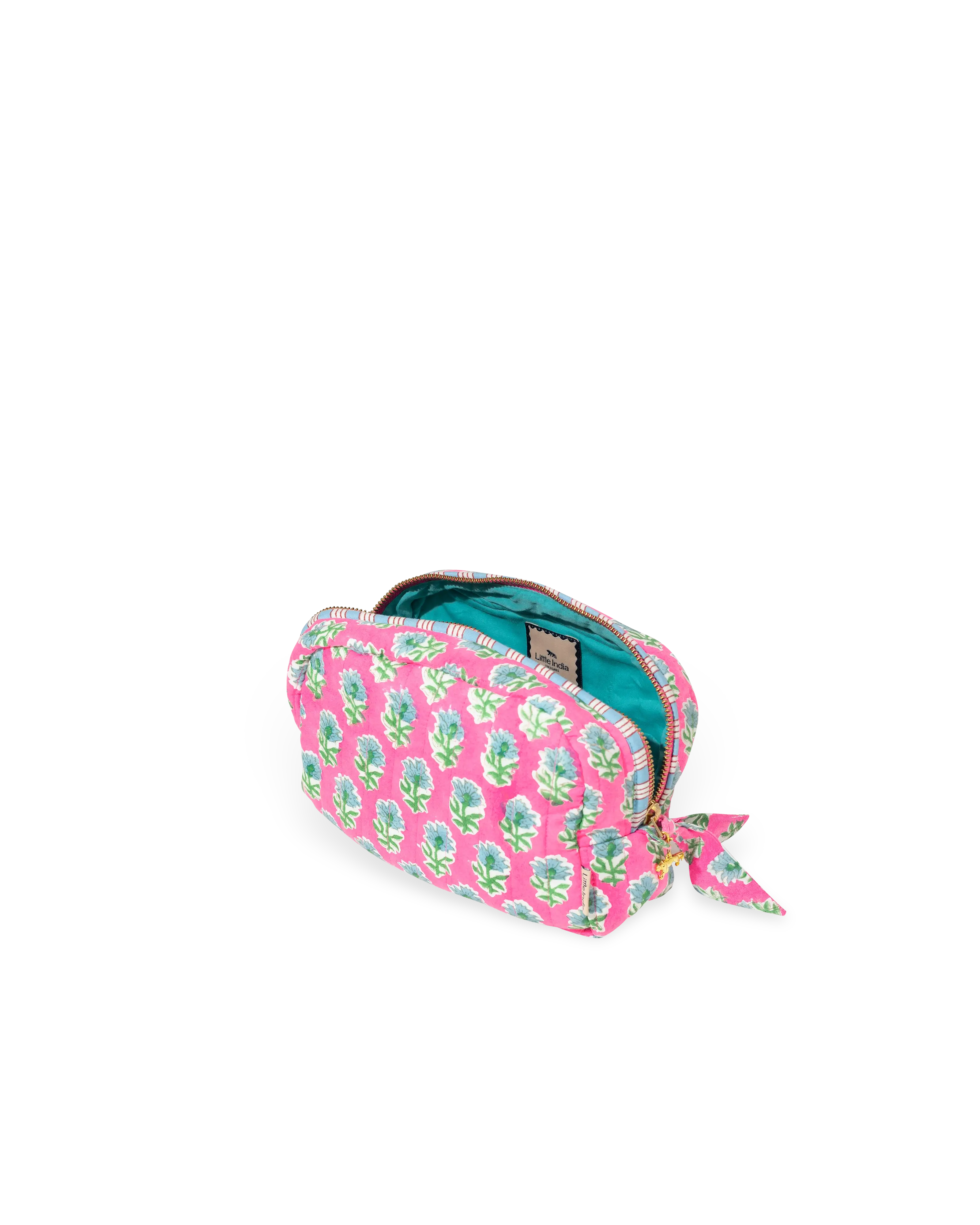 Pink Buta Makeup Bag