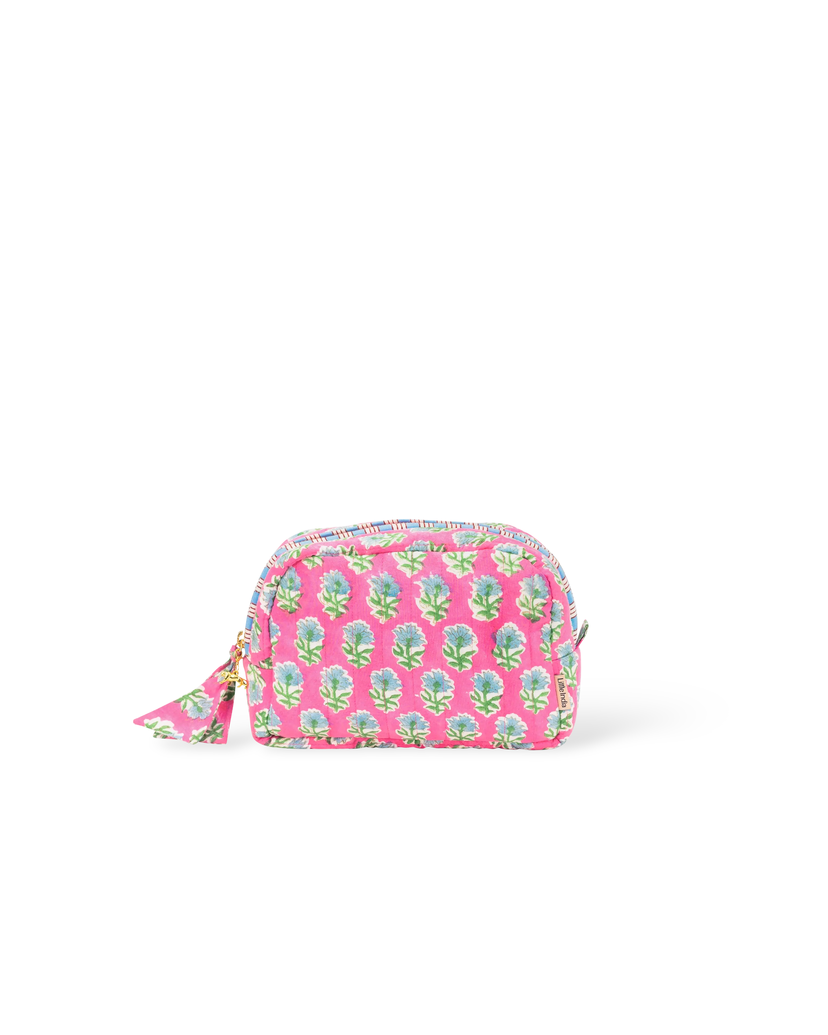 Pink Buta Makeup Bag