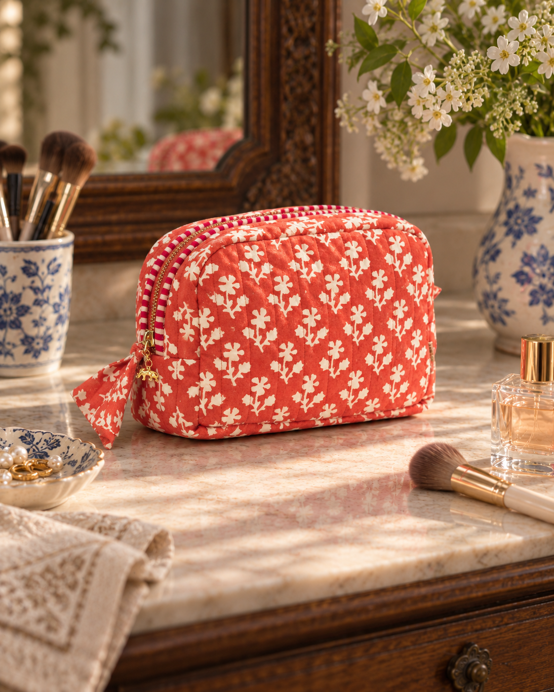 Rustic Gul Makeup Bag