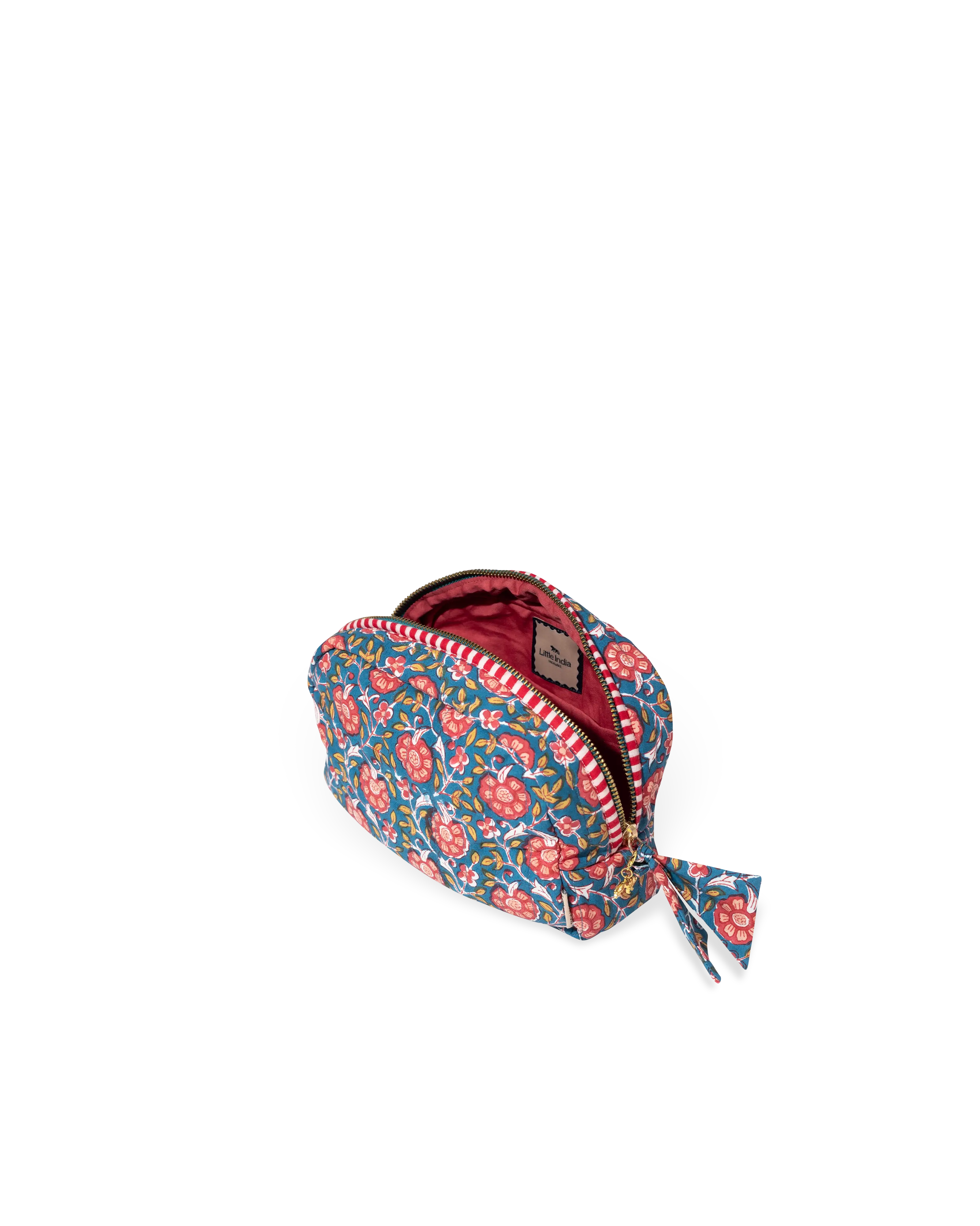 Teal Gulshan Makeup Bag