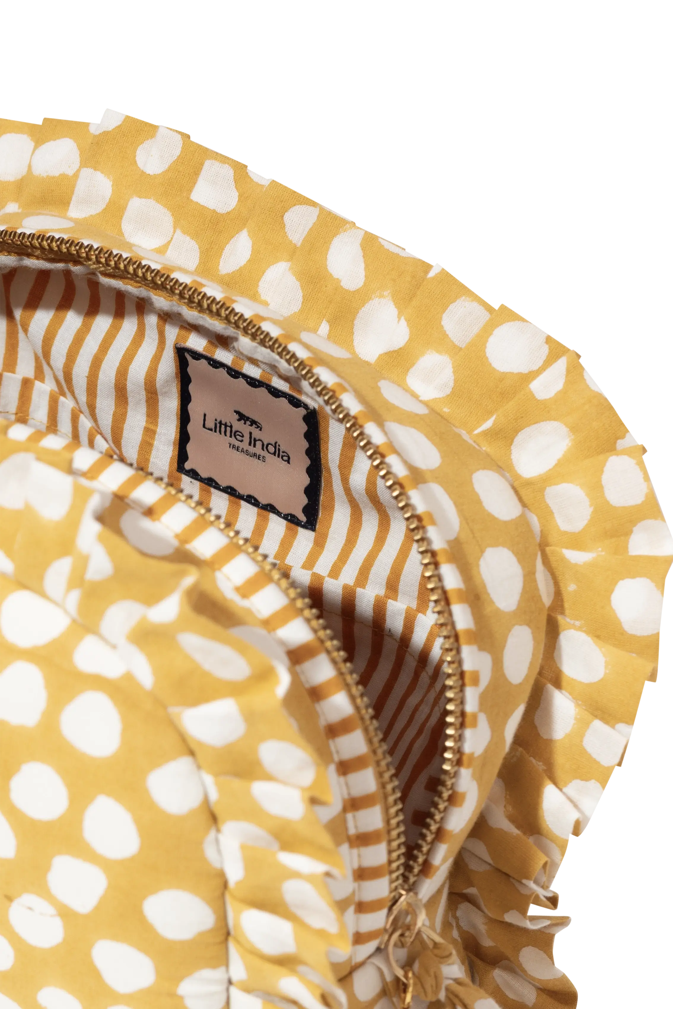 Chital Spot Frill Makeup Bag
