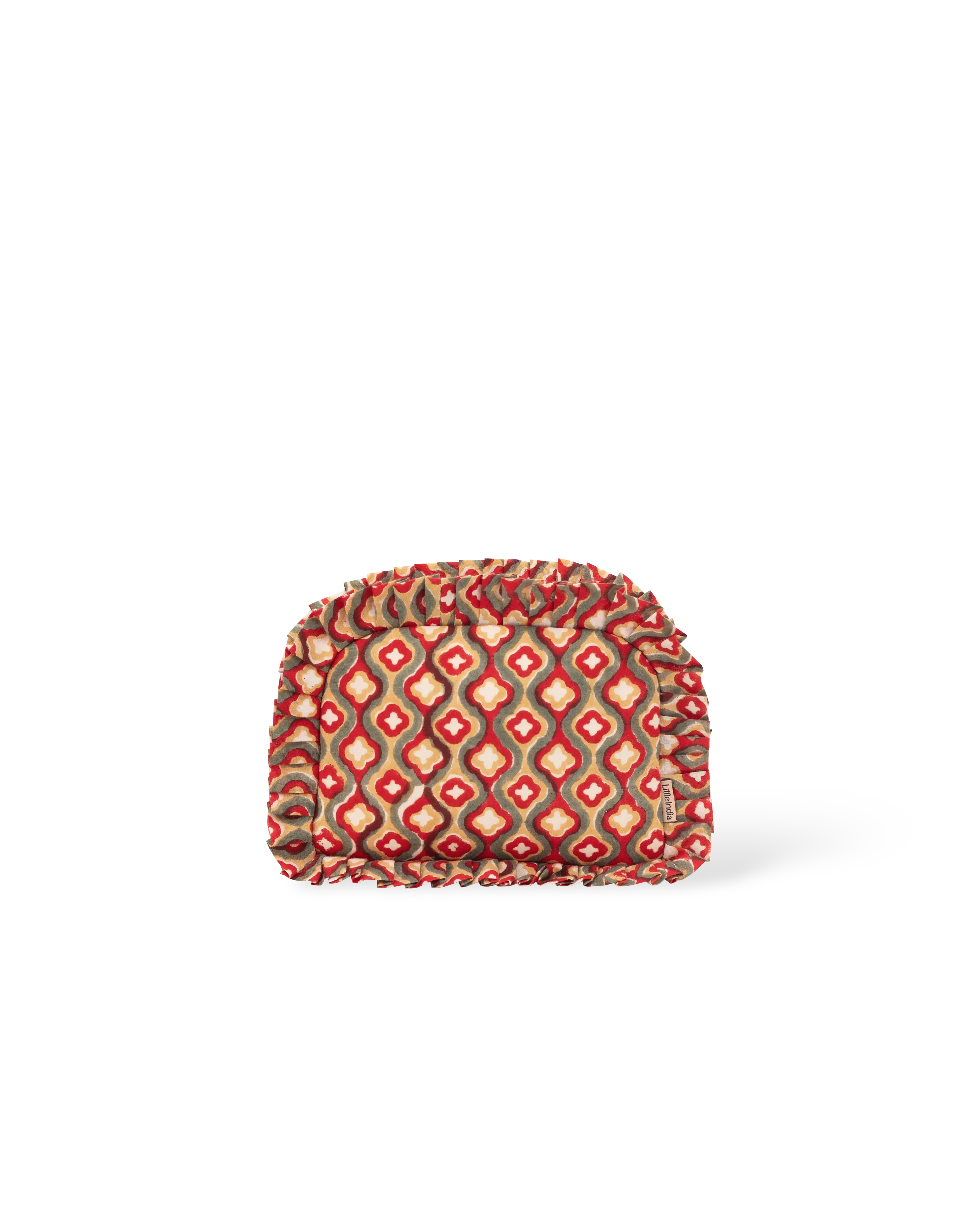 Rang Mahal Jaal Frill Makeup Bag