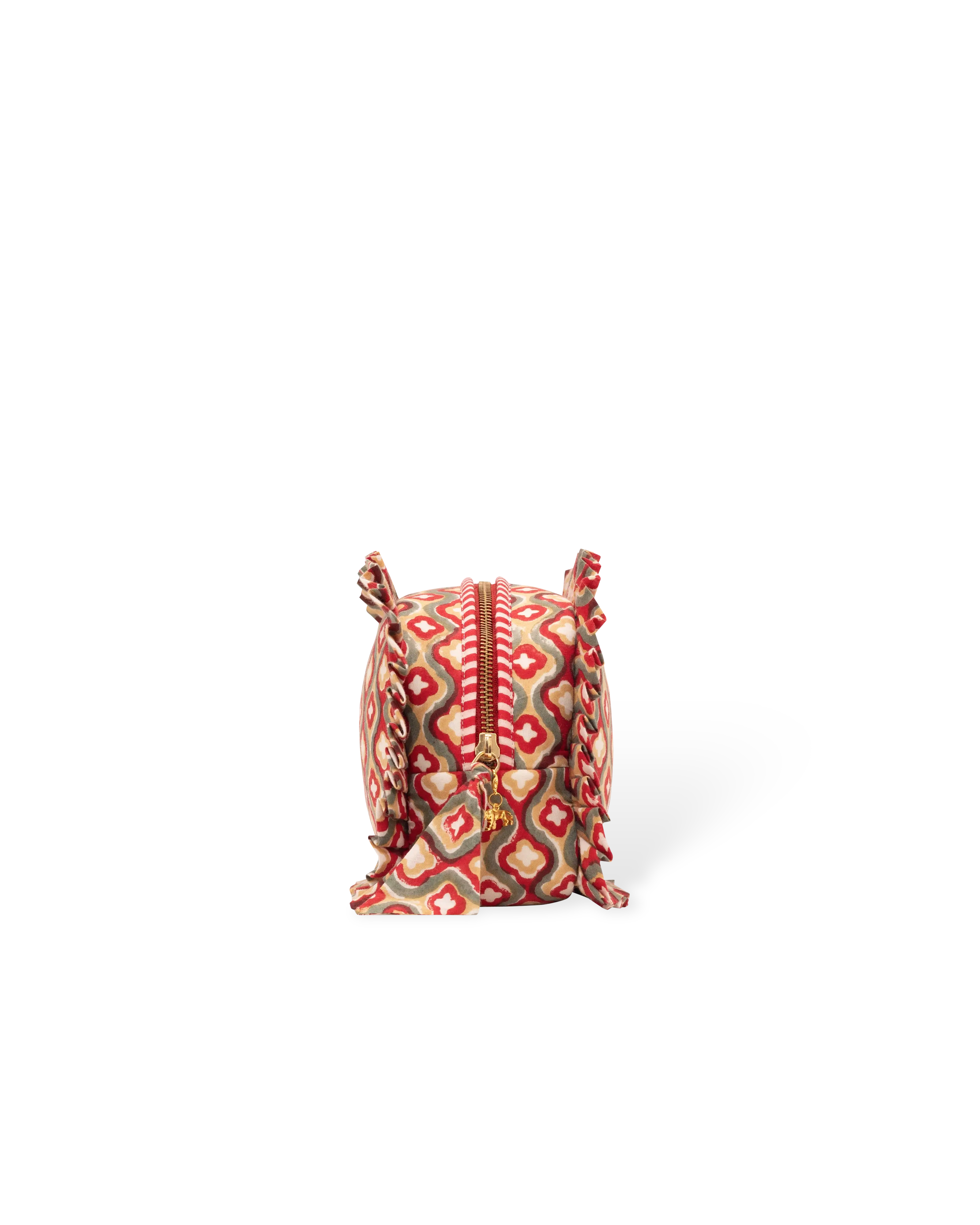 Rang Mahal Jaal Frill Makeup Bag