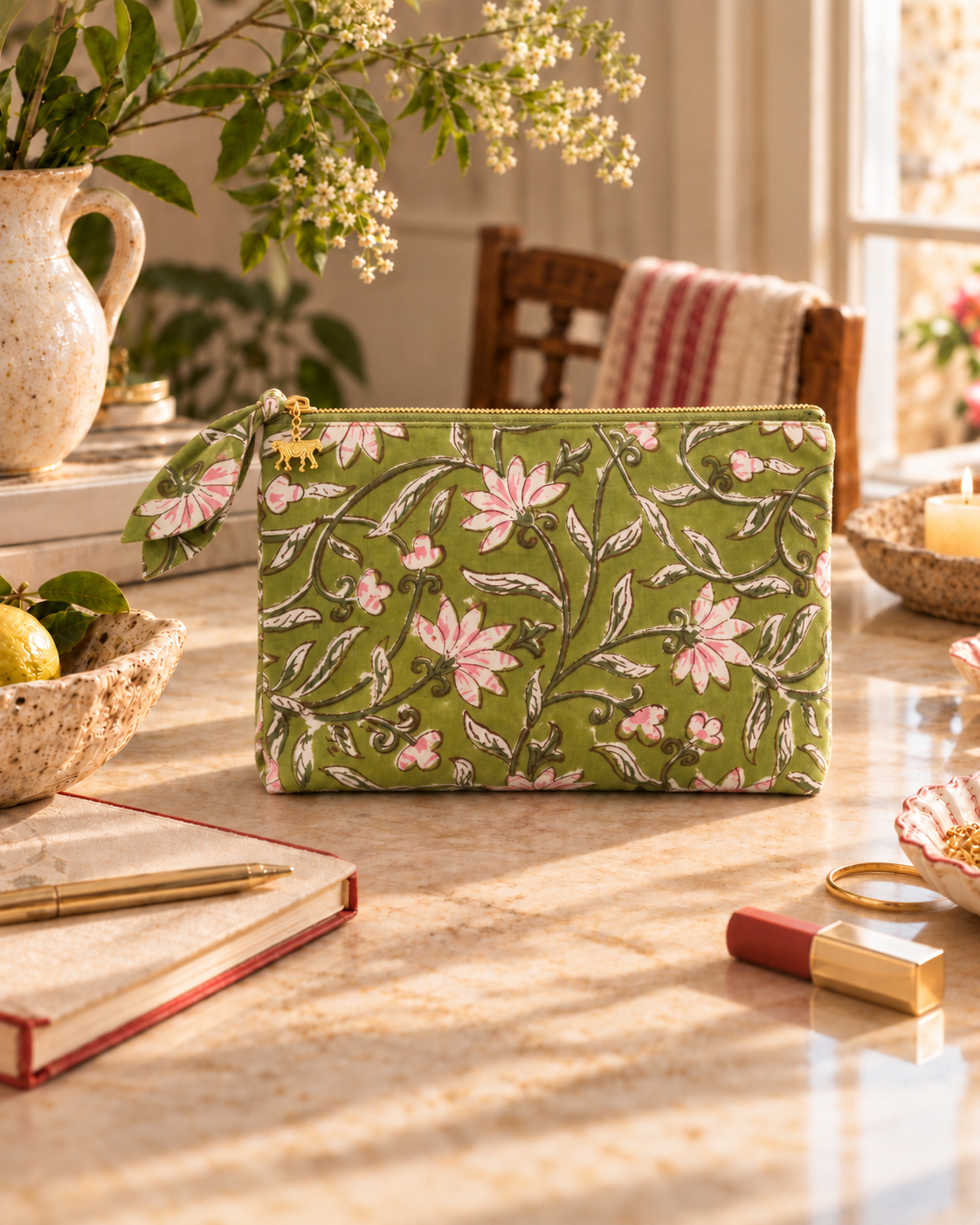 Lotus Trail Everyday Pouch