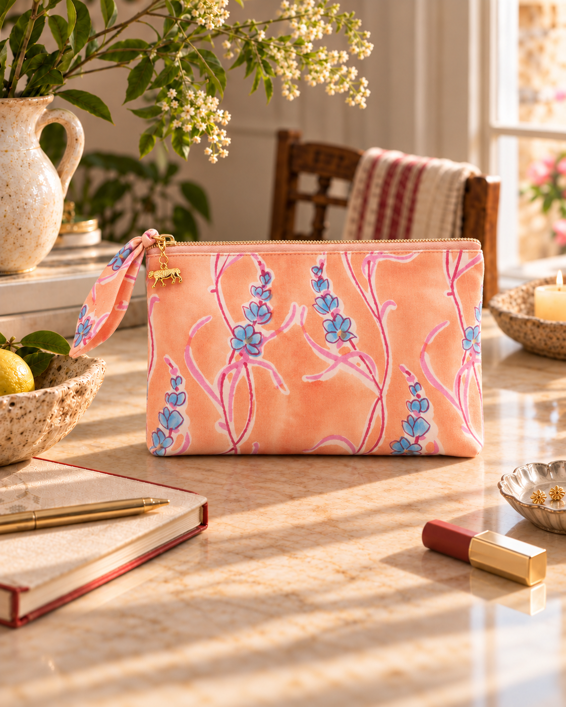 Sunset Stem Everyday Pouch