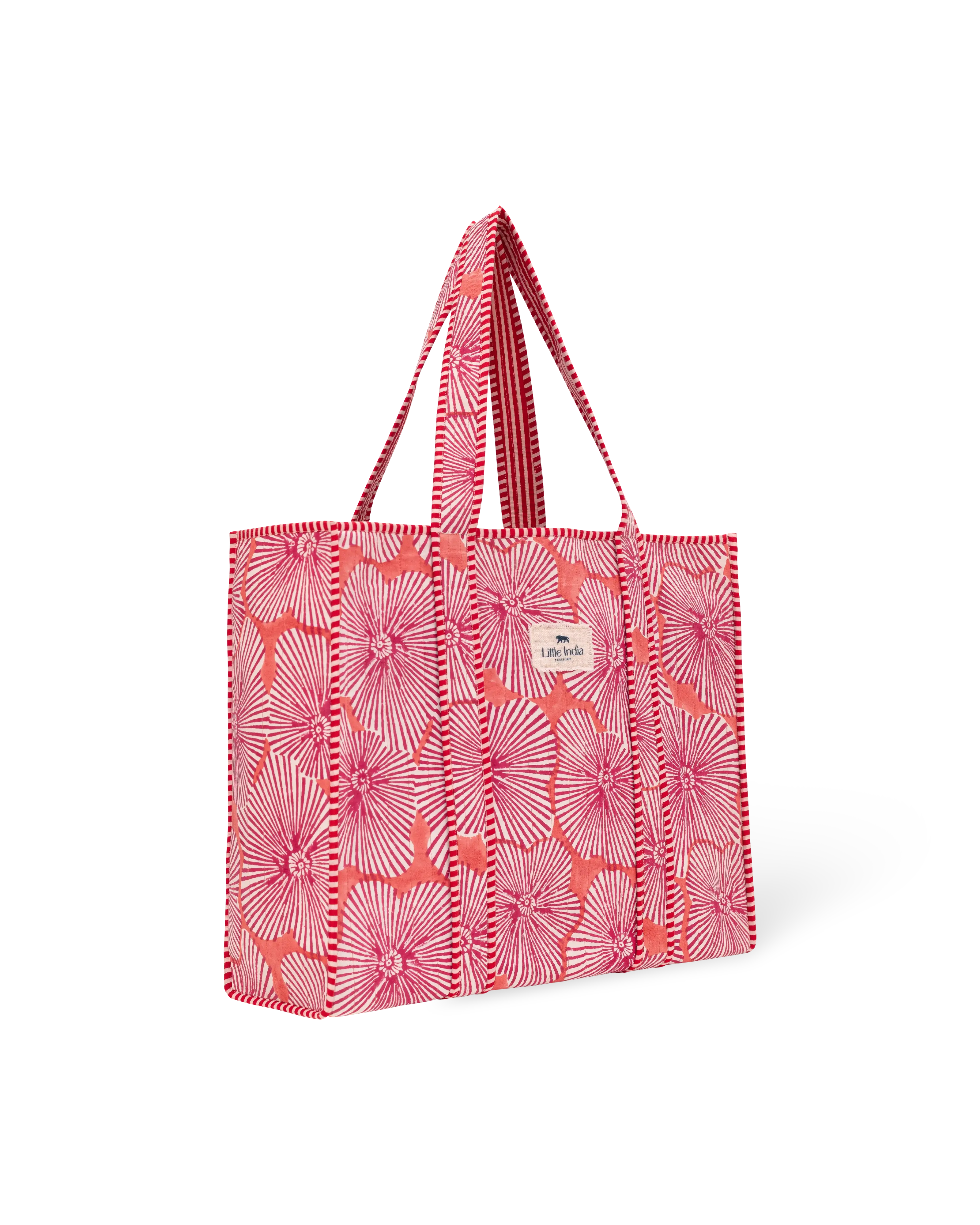 Burnt Sunburst Shopper Tote