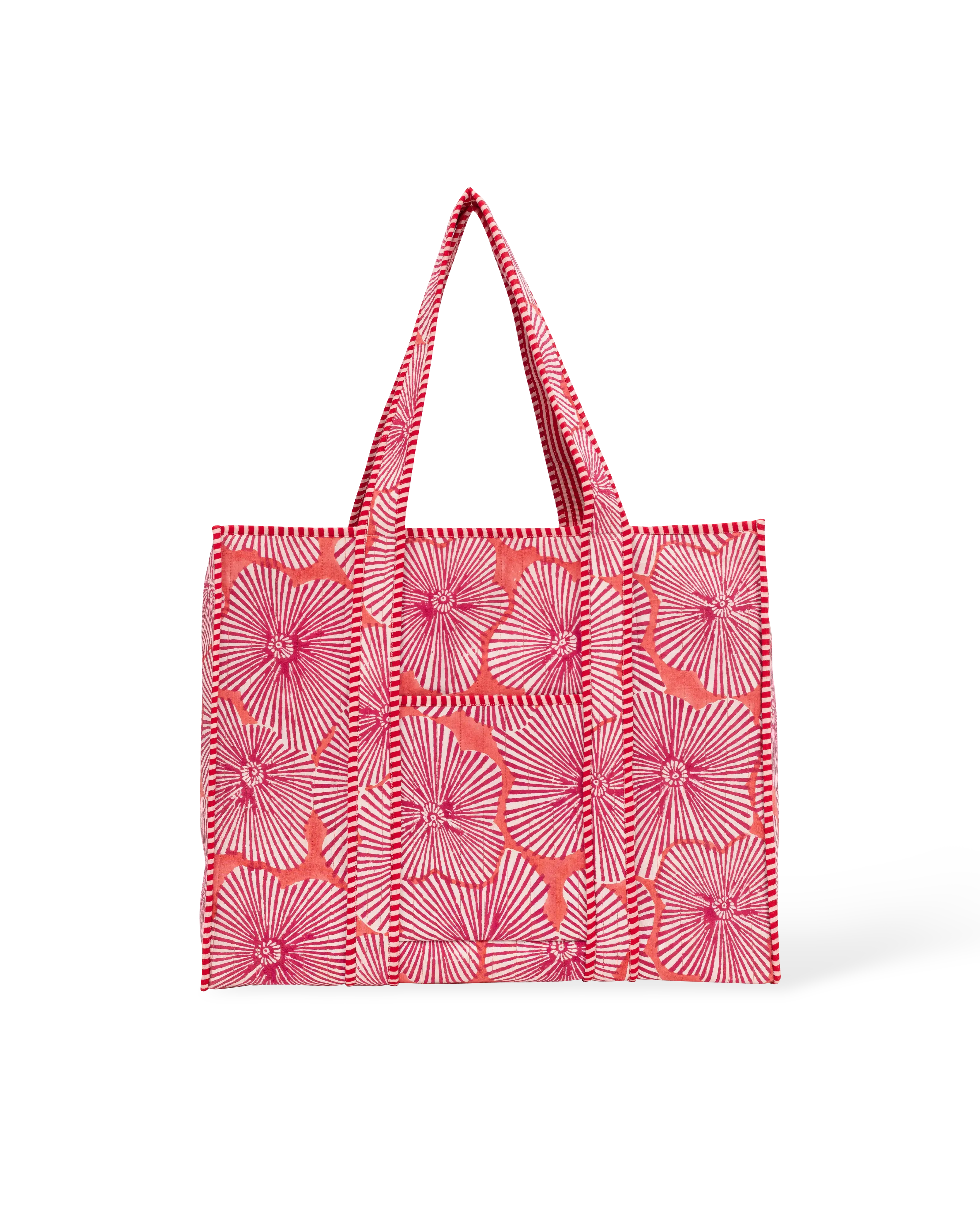 Burnt Sunburst Shopper Tote