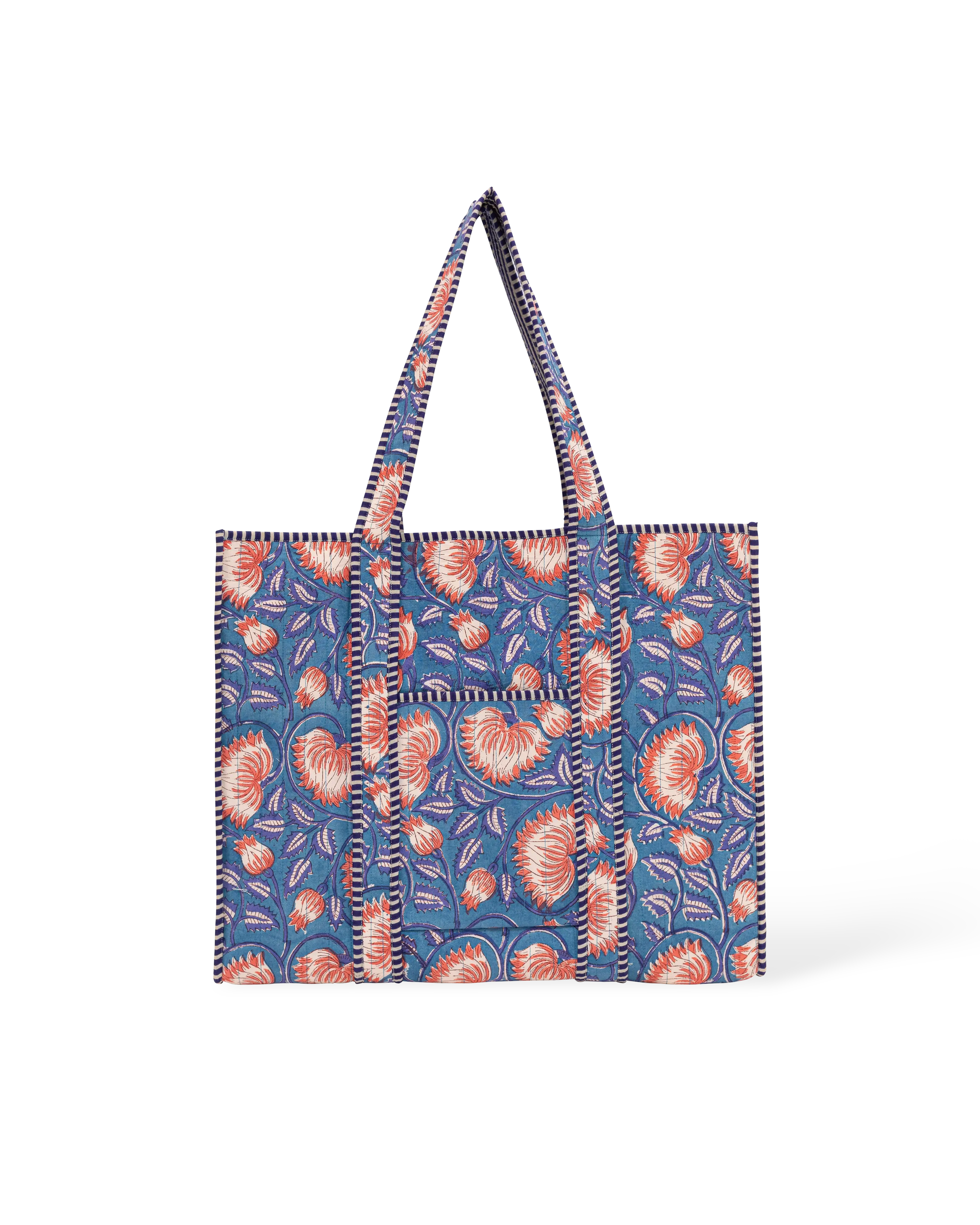 Feather Bloom Shopper Tote