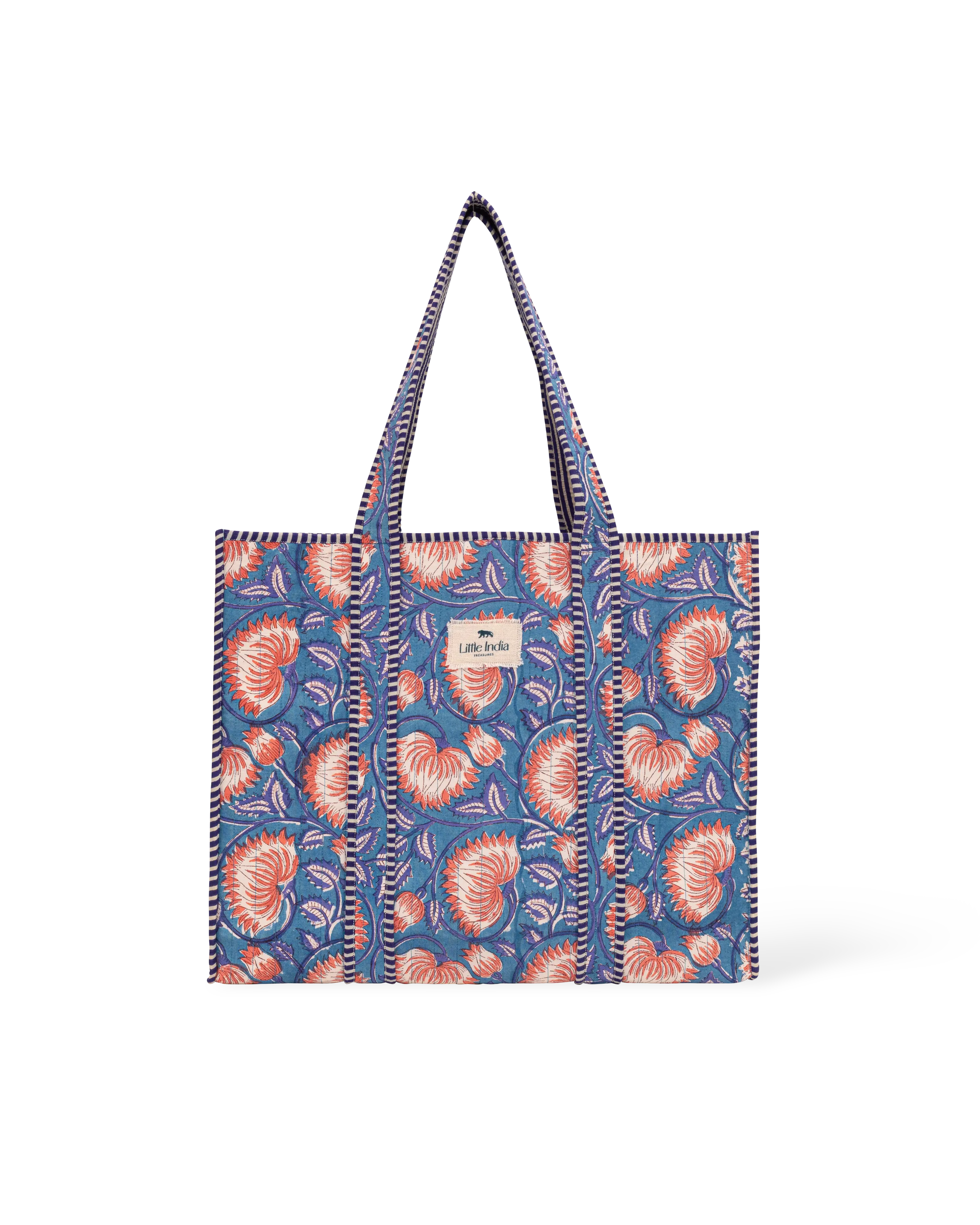 Feather Bloom Shopper Tote