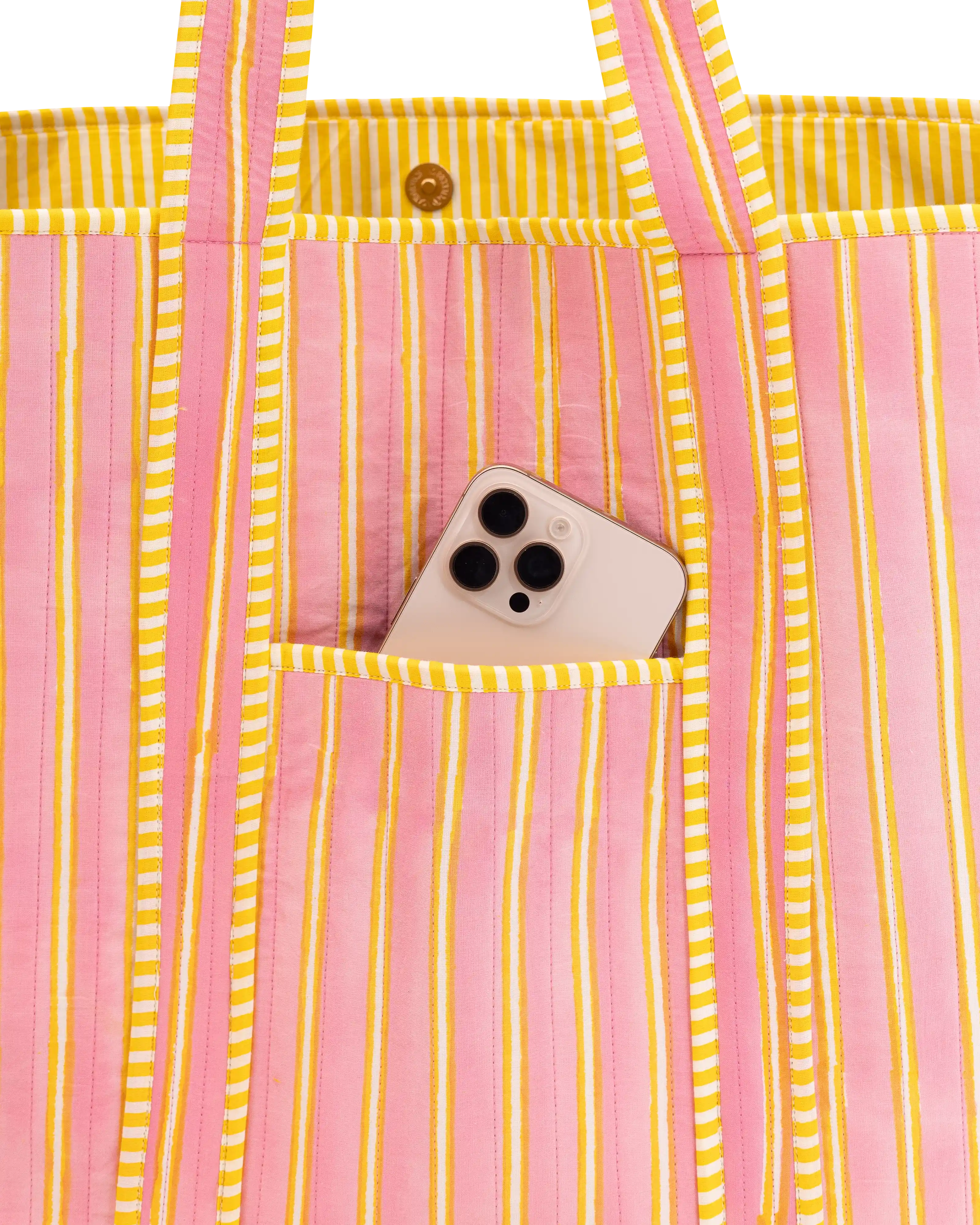 Jaipur Stripe Shopper Tote