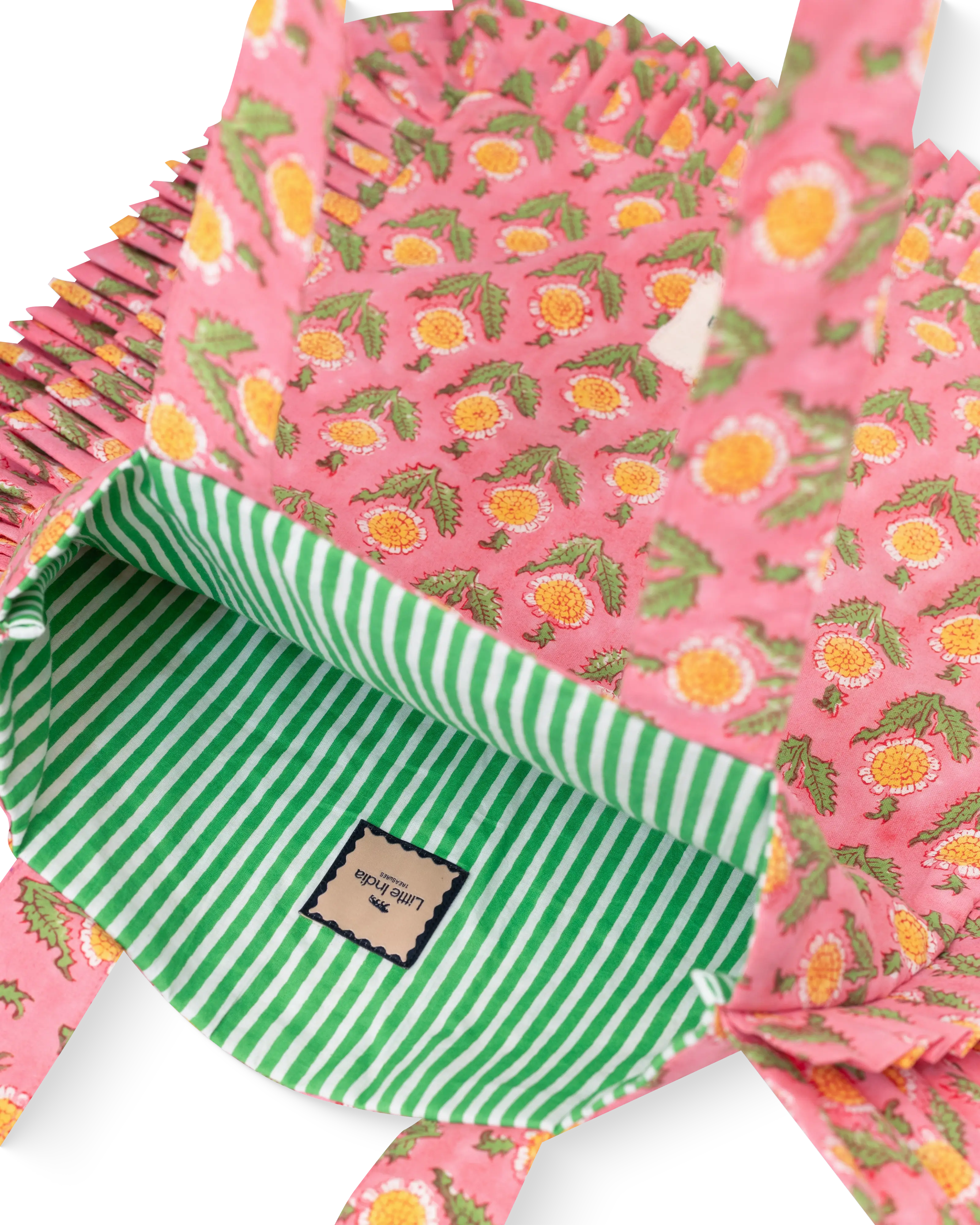 Genda Gulabi Frill Tote