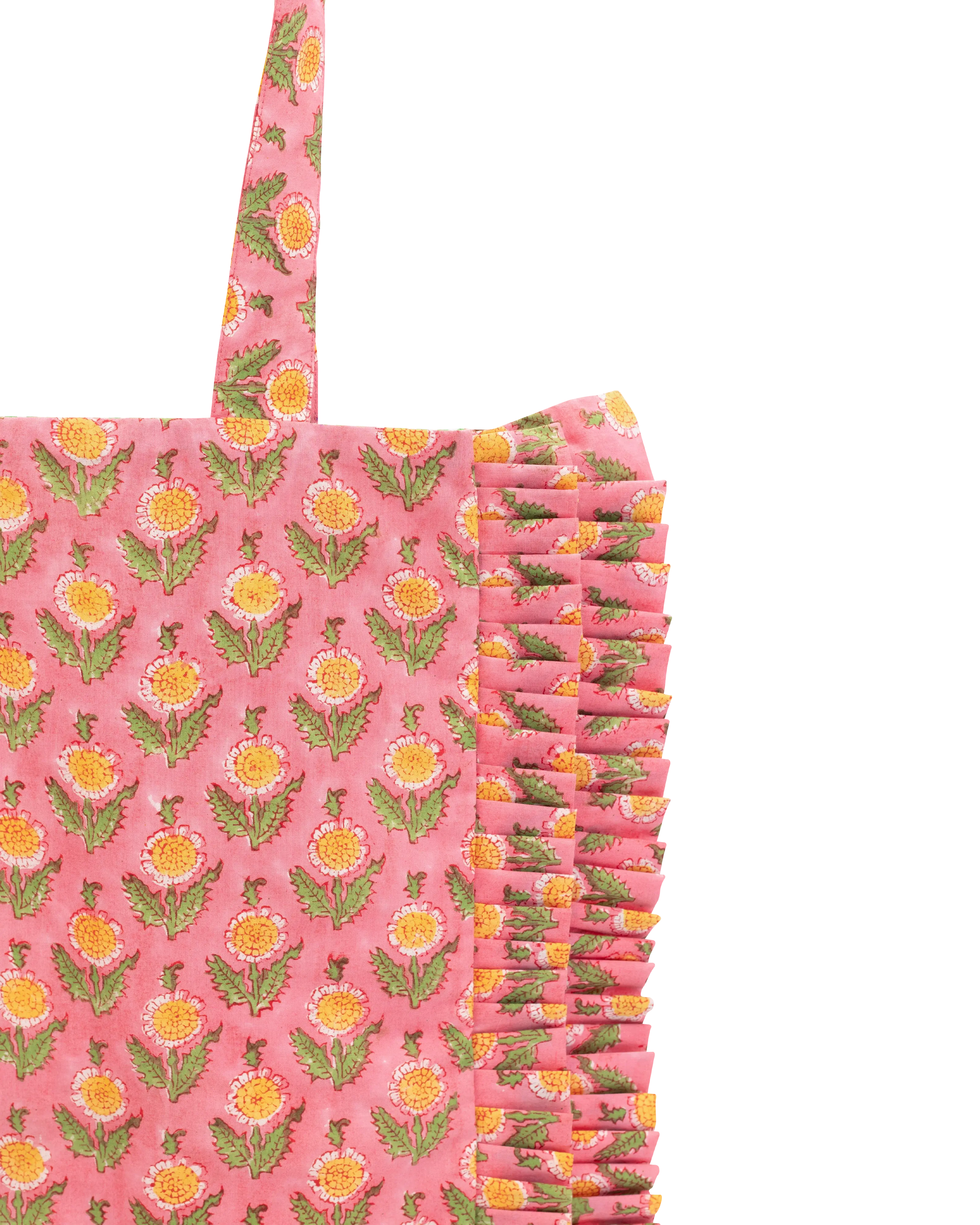Genda Gulabi Frill Tote
