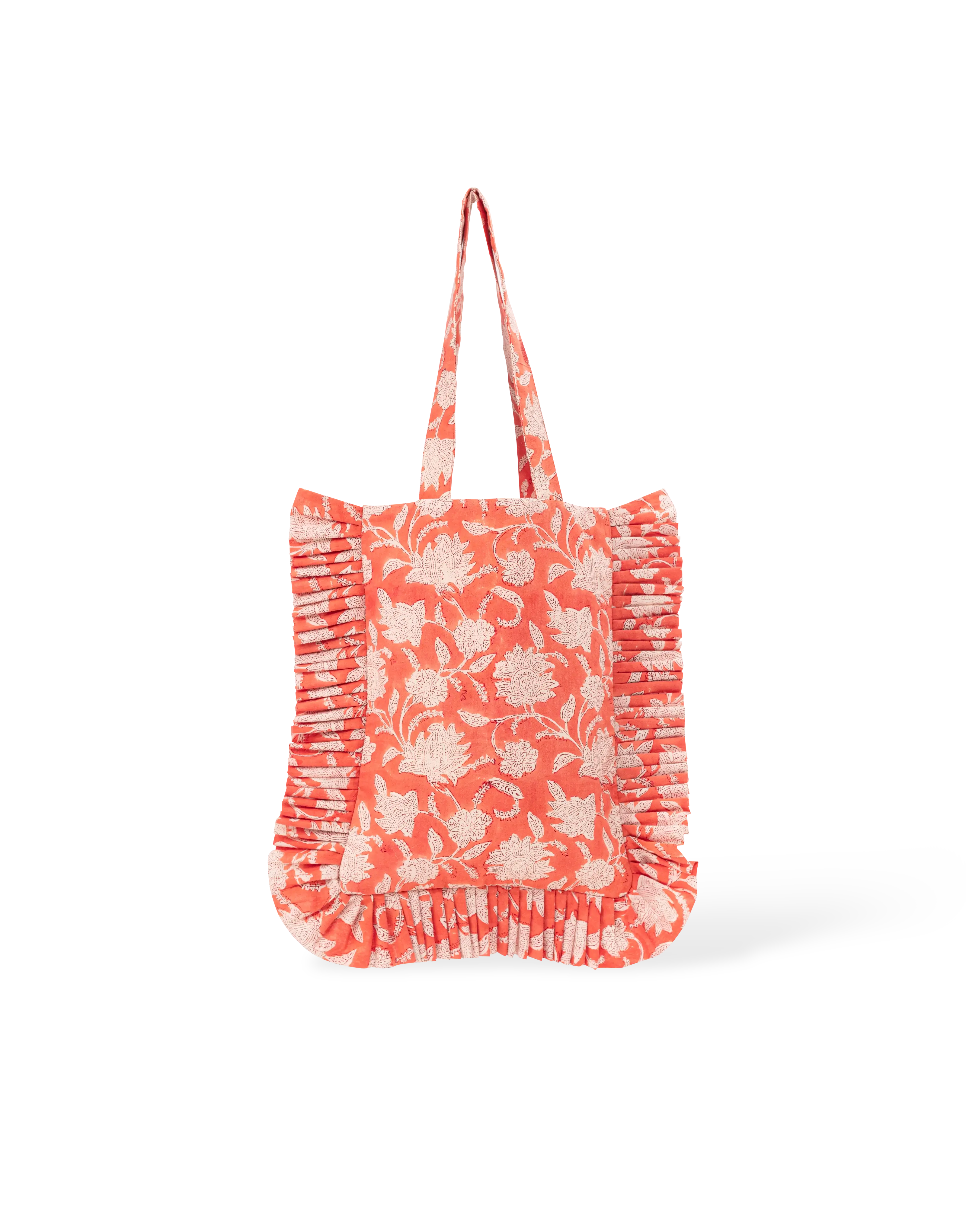 Terracotta Gulistan Frill Tote