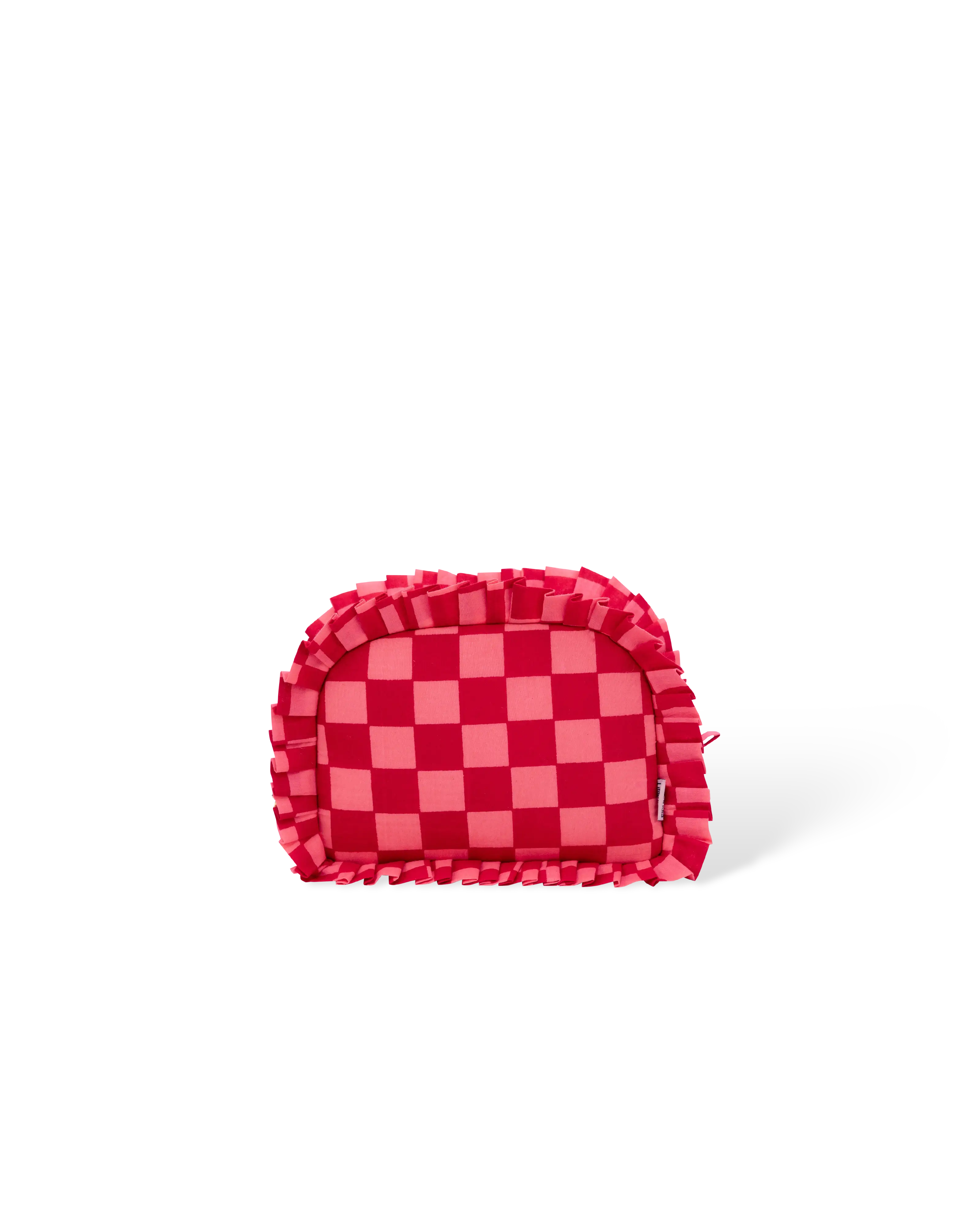 Candy Cheques Frill Makeup Bag