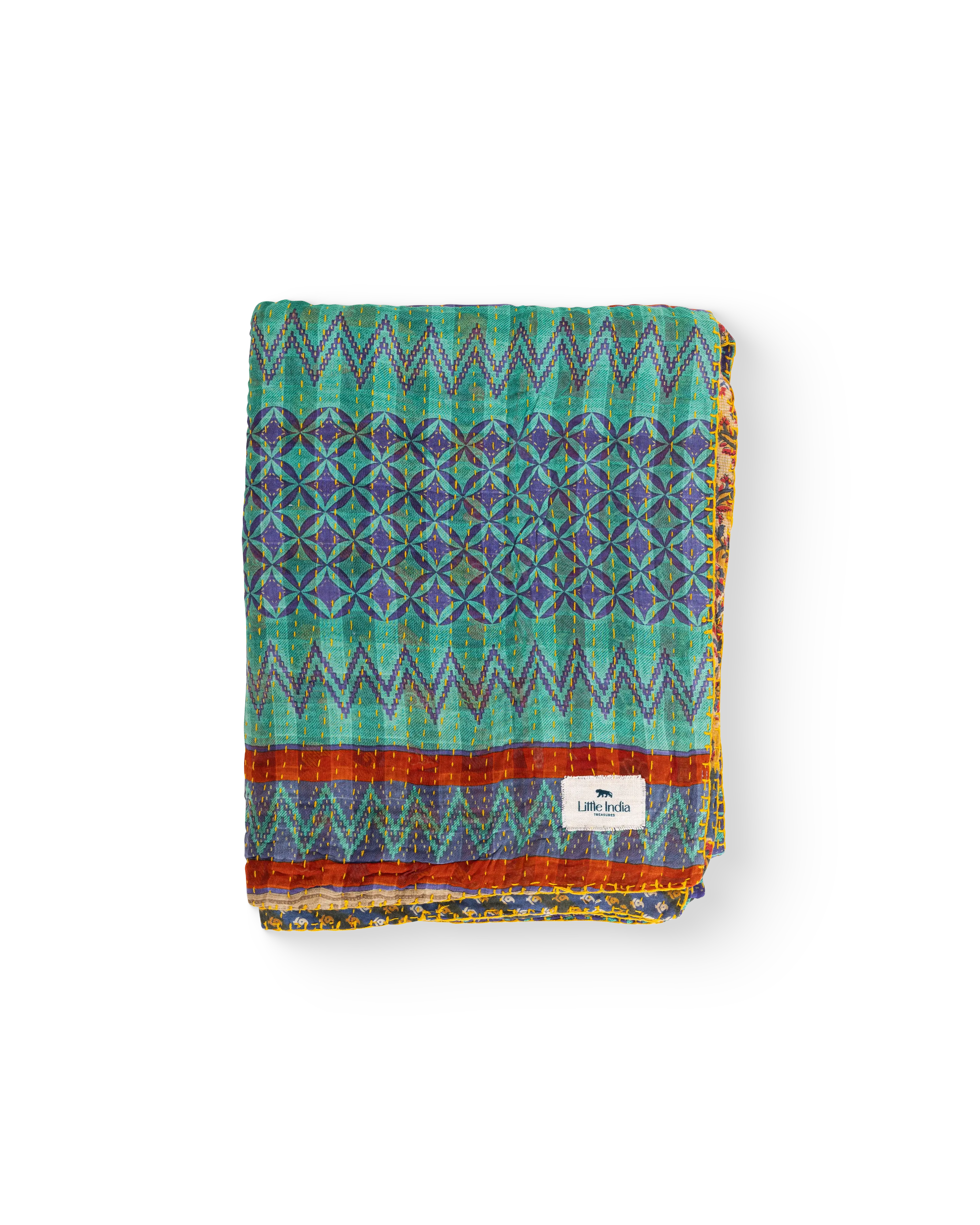Vintage Kantha Throw N° 17