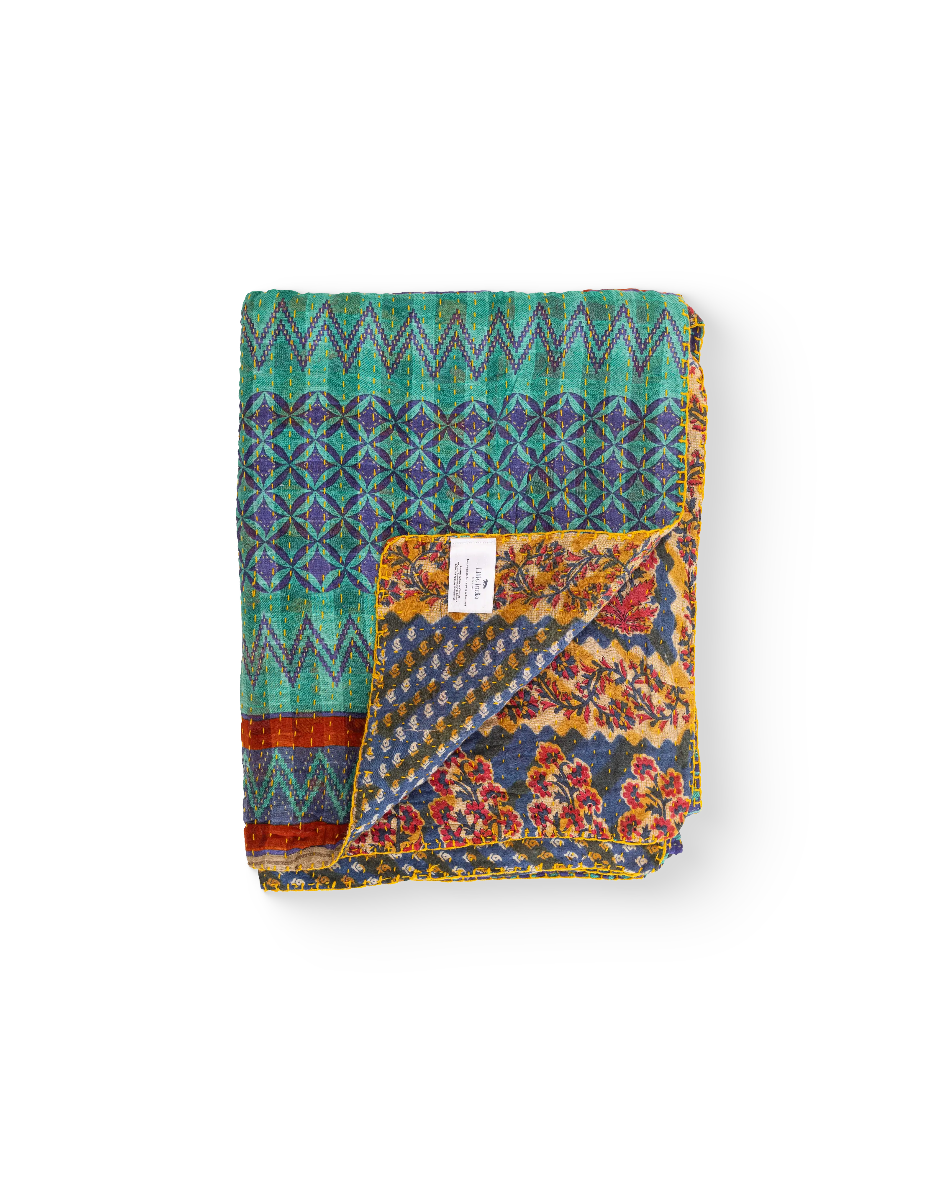 Vintage Kantha Throw N° 17